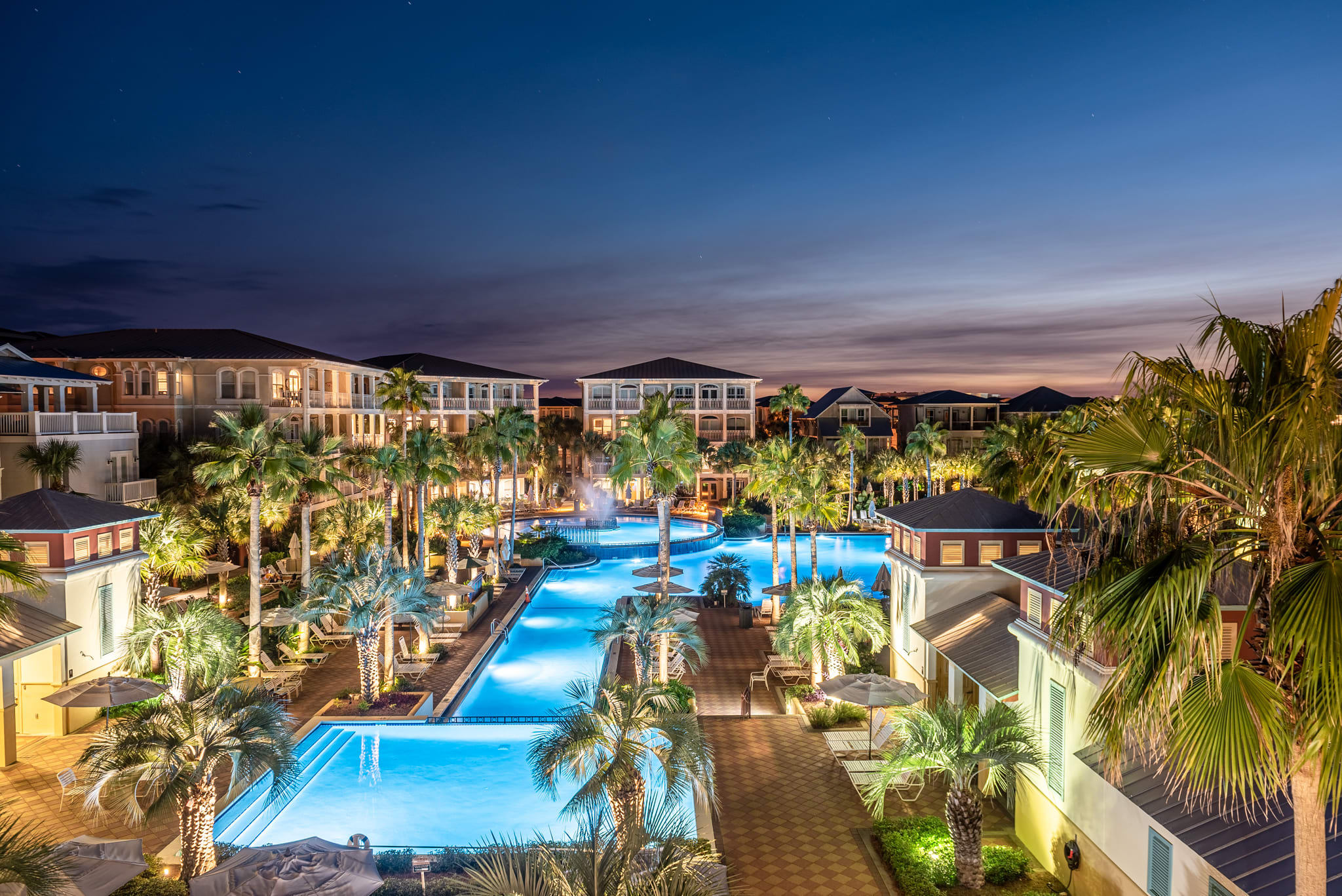 Incredible evening on the balcony of the Pool Deck House