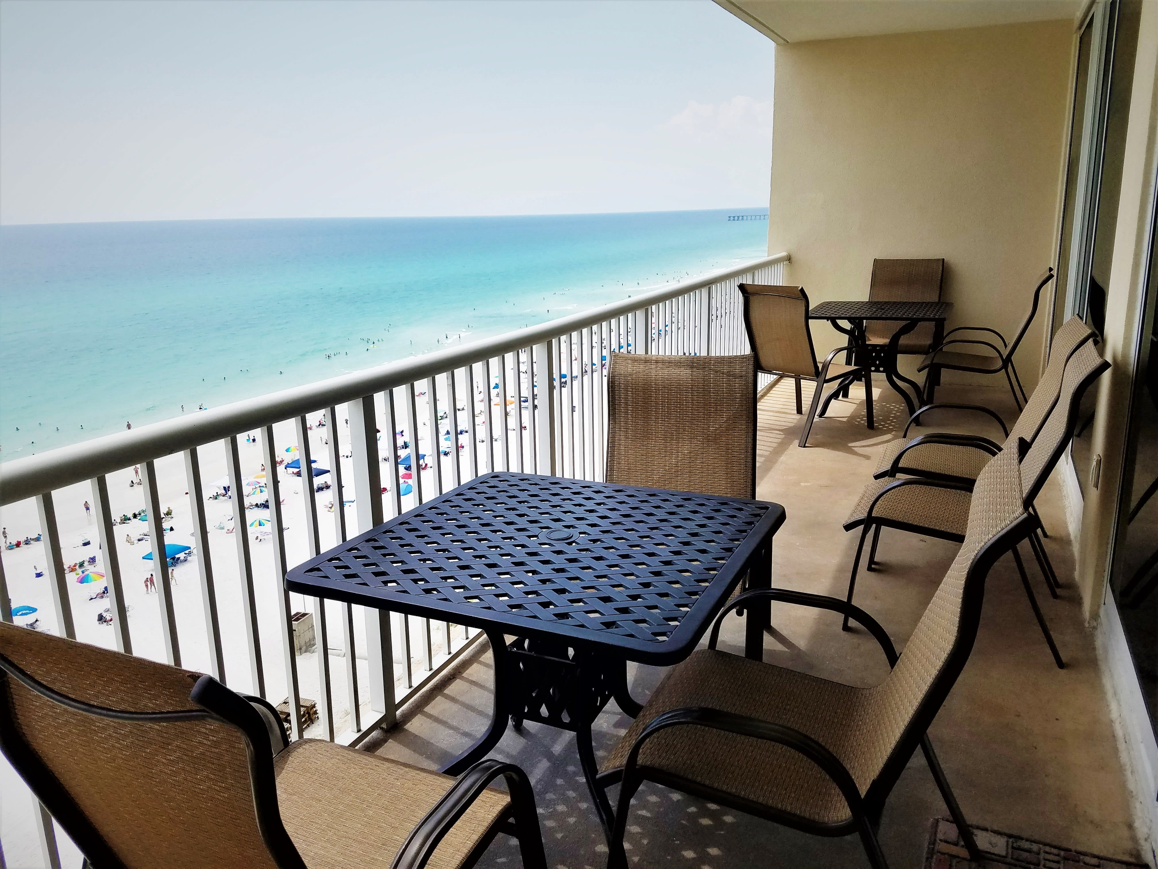 View from our large terrace