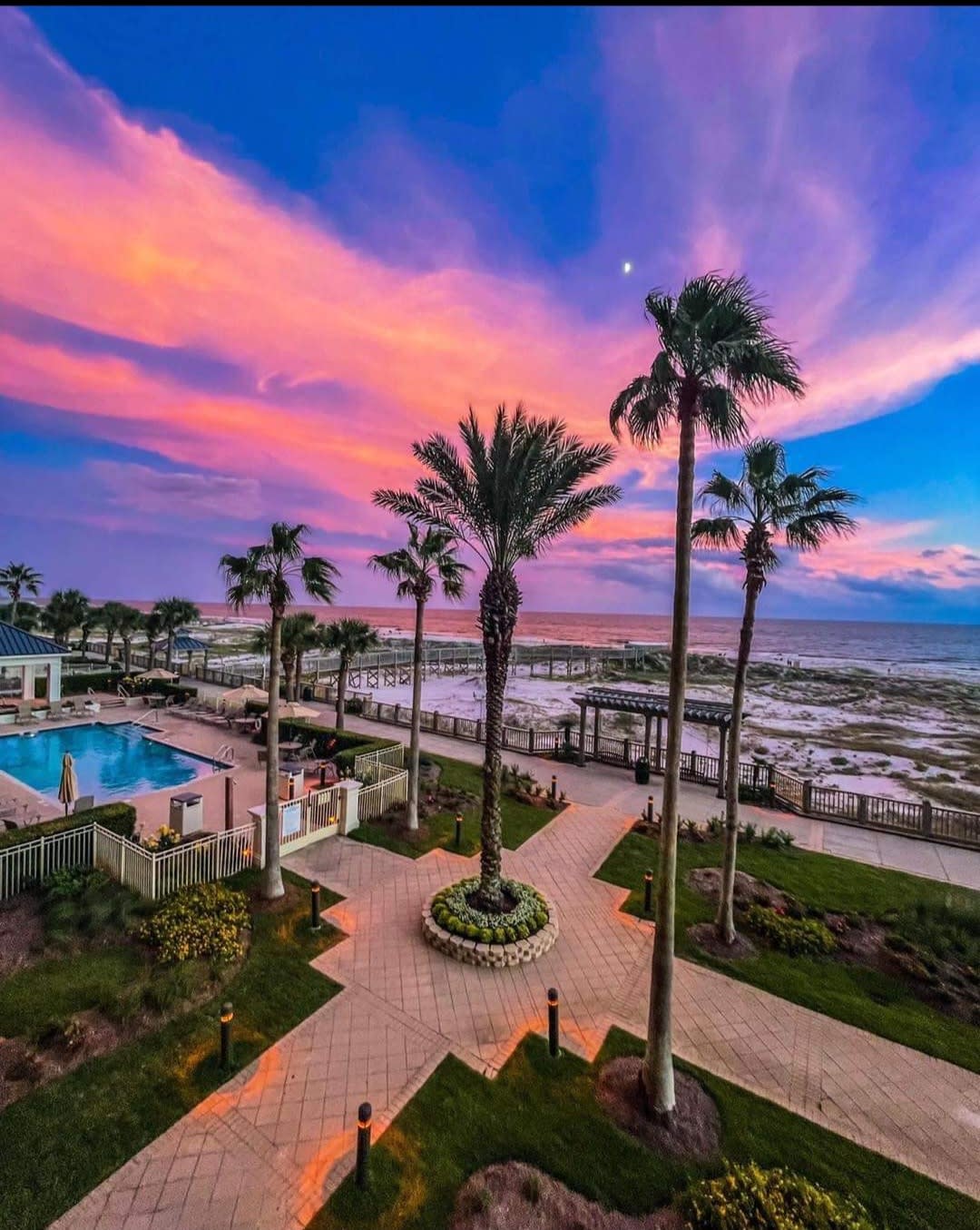 Enjoy beautiful sunsets