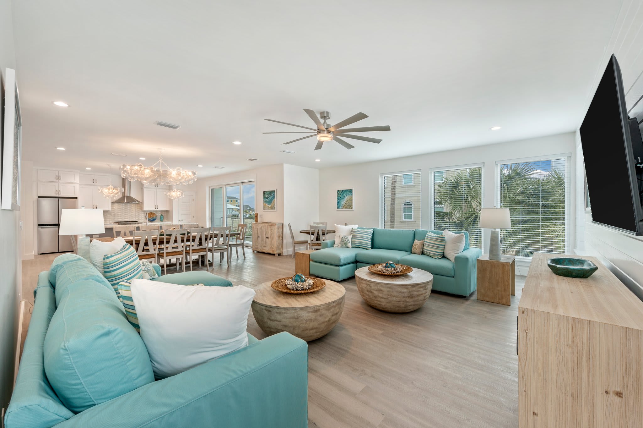 Sundial-13 Full Drawing Room View with Kitchen