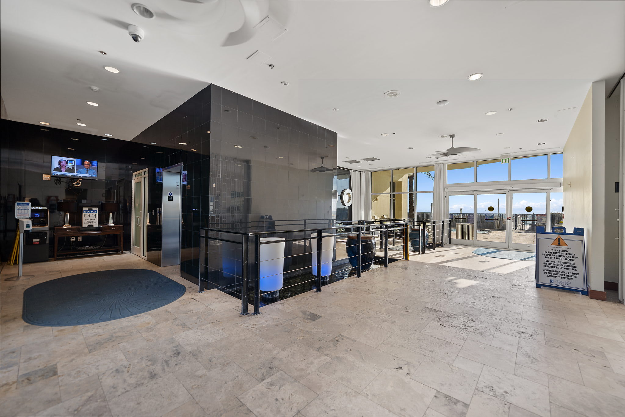 View of the entrance from the inside