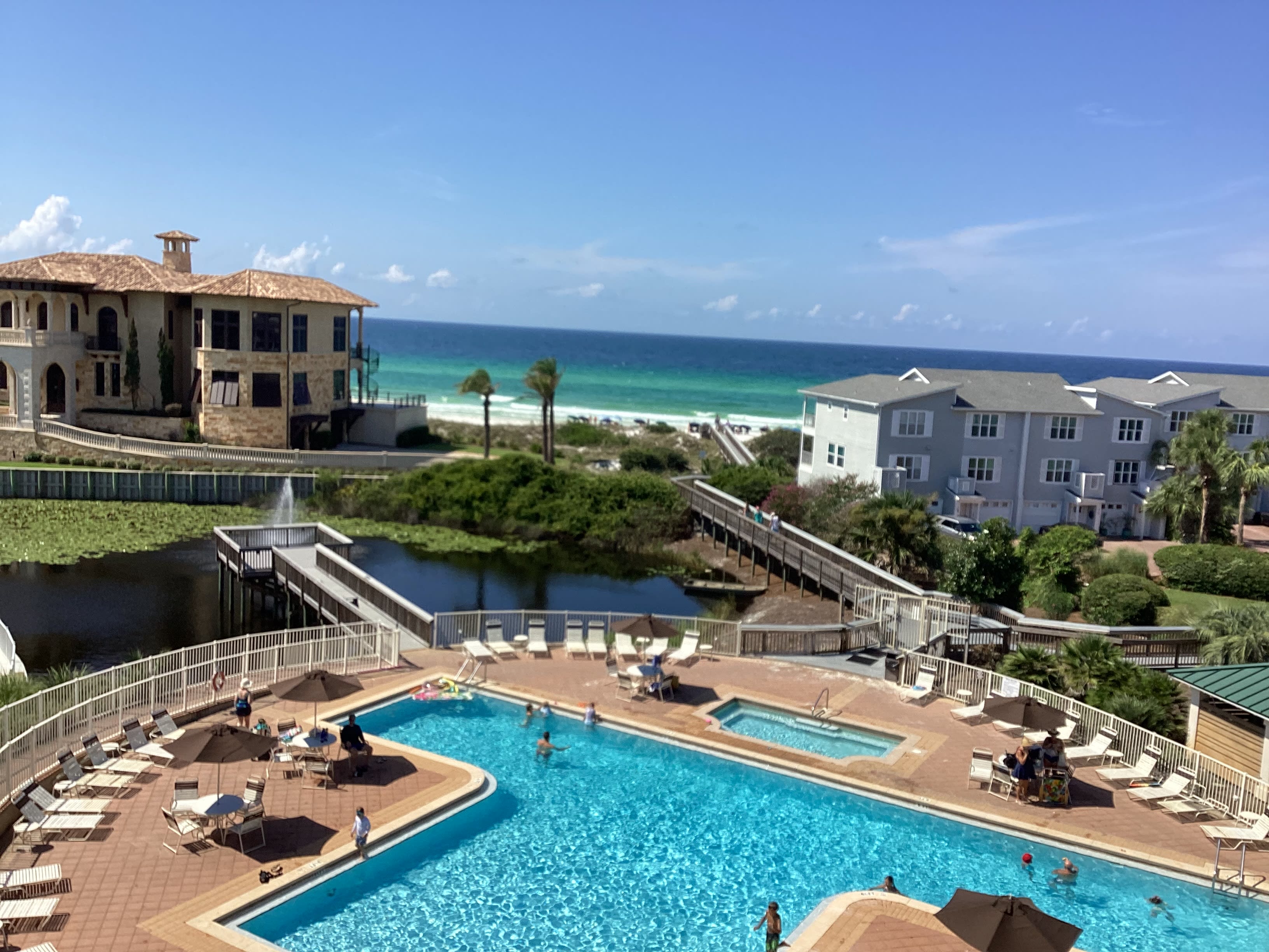 View from our 350 sq ft balcony