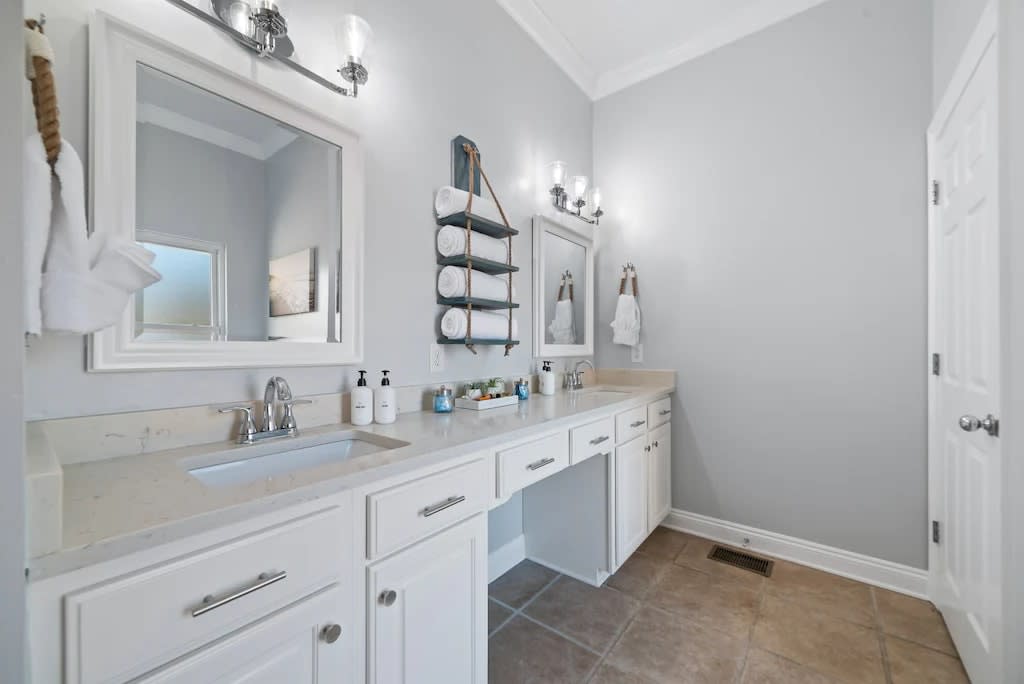 Dressing and Shower area for Bedroom 1