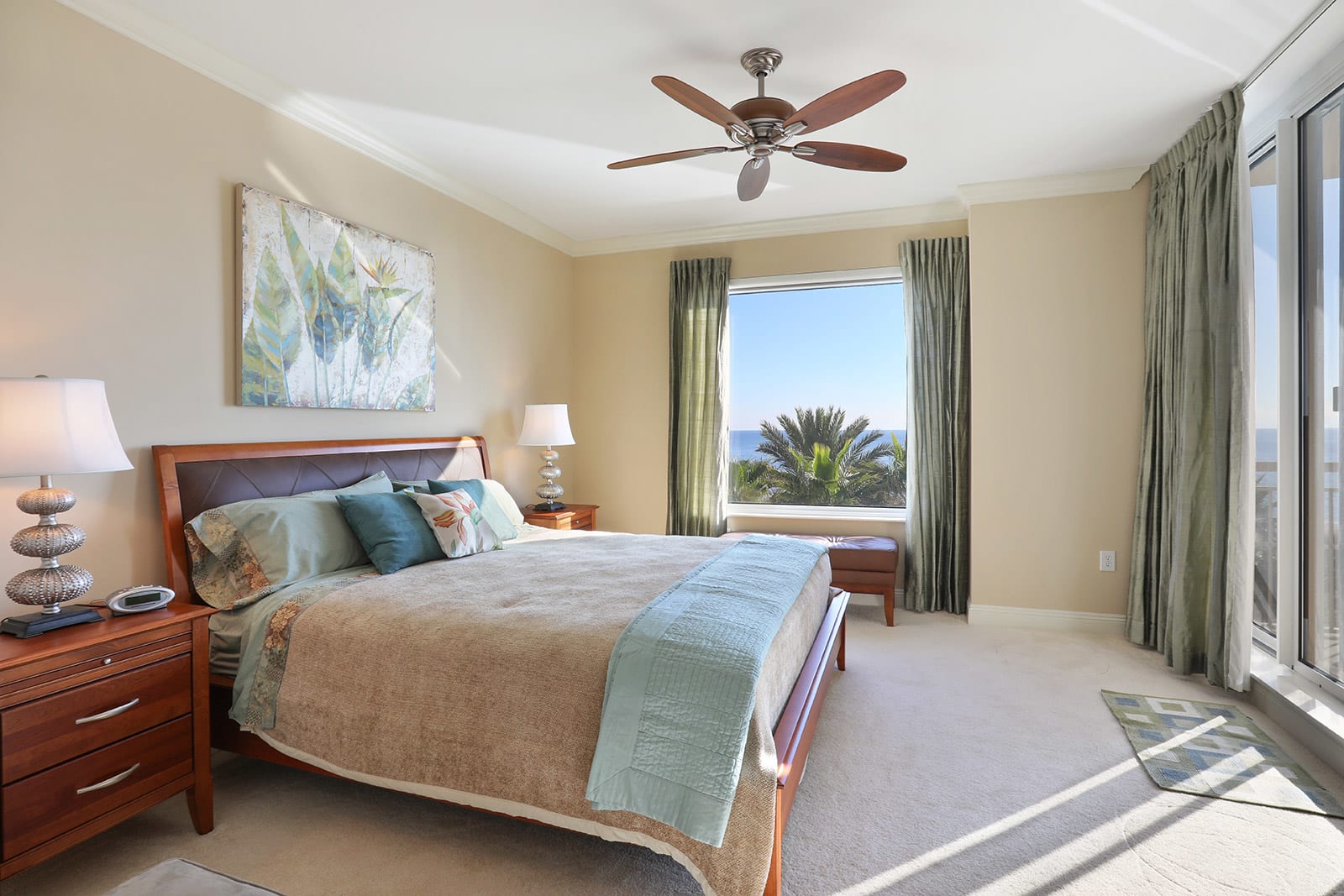 Master Baedroom with gorgeous view of the Gulf