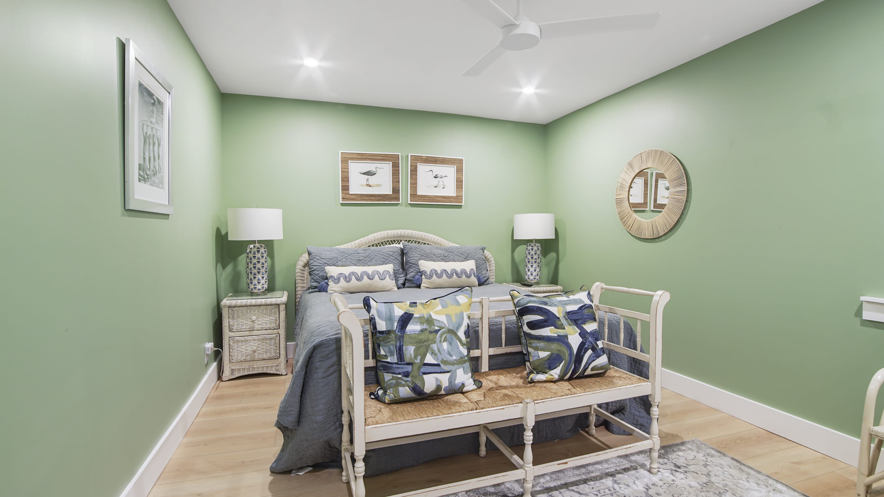 SW bedroom with king bed