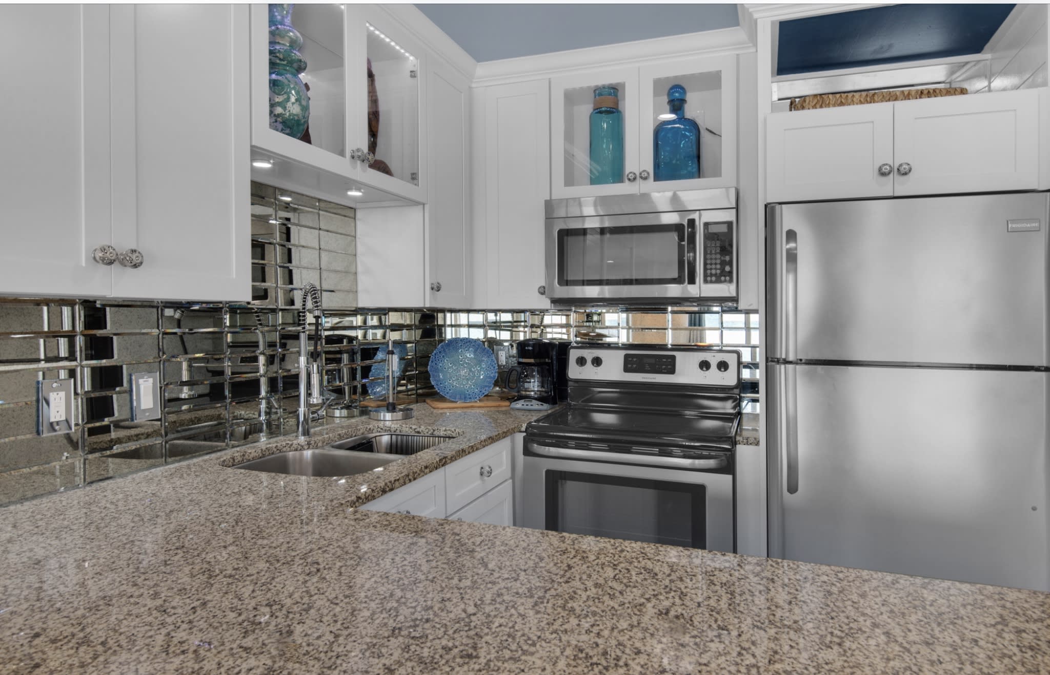 Stunning granite tops