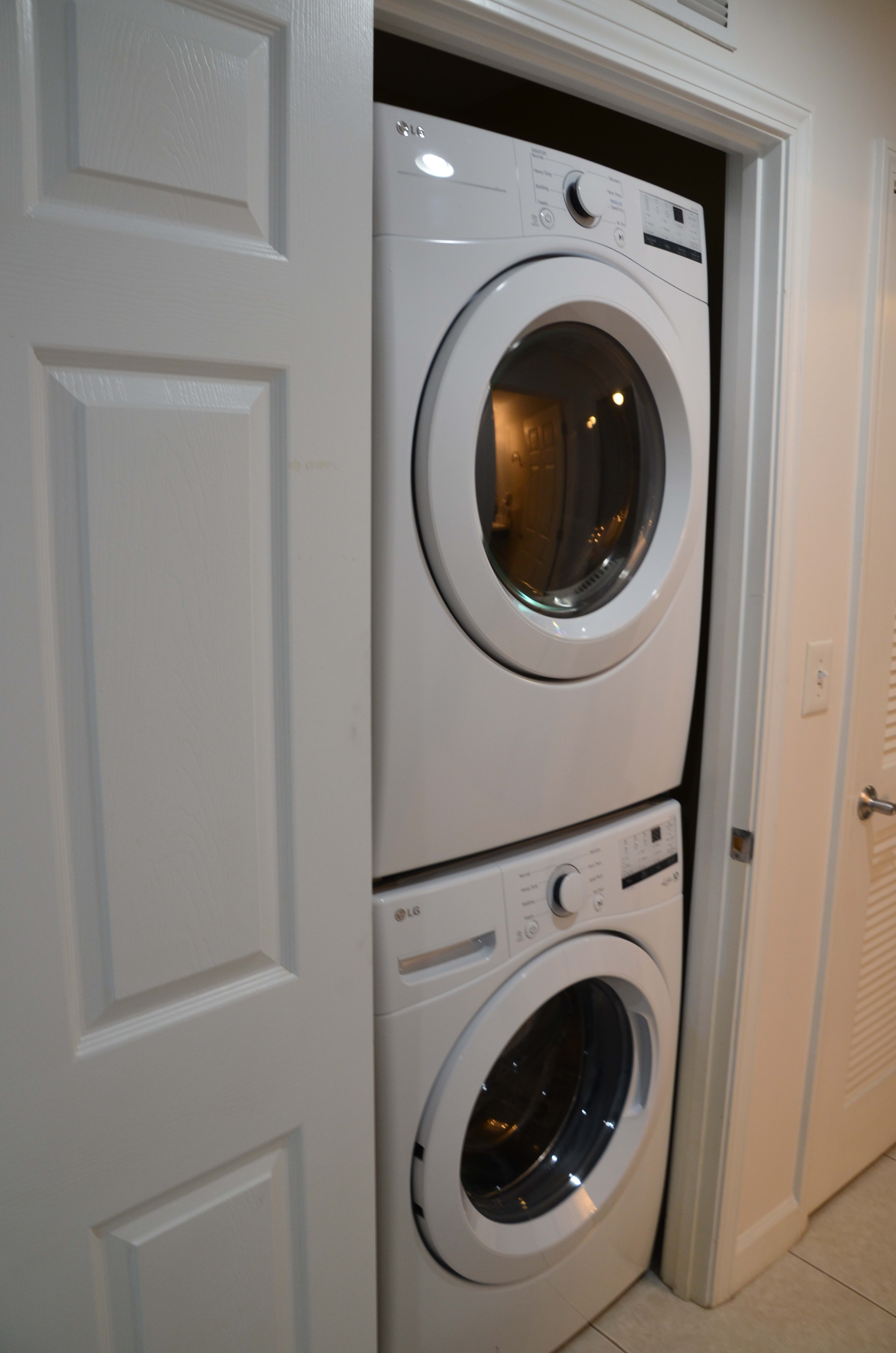 New Washer and Dryer; purchased July 2025