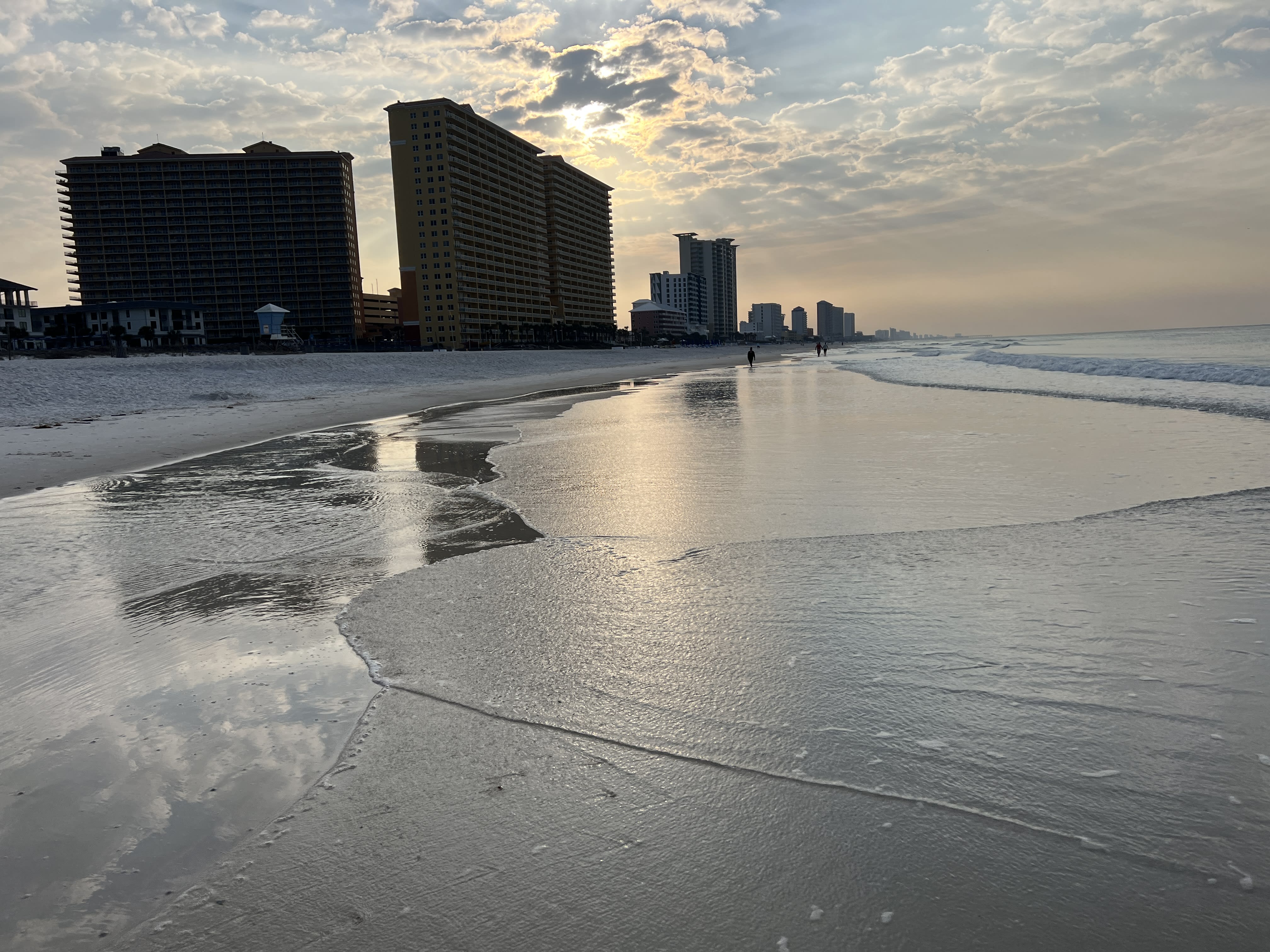 Morning beach walks are alway the best!  Sunrise is Spectacular!