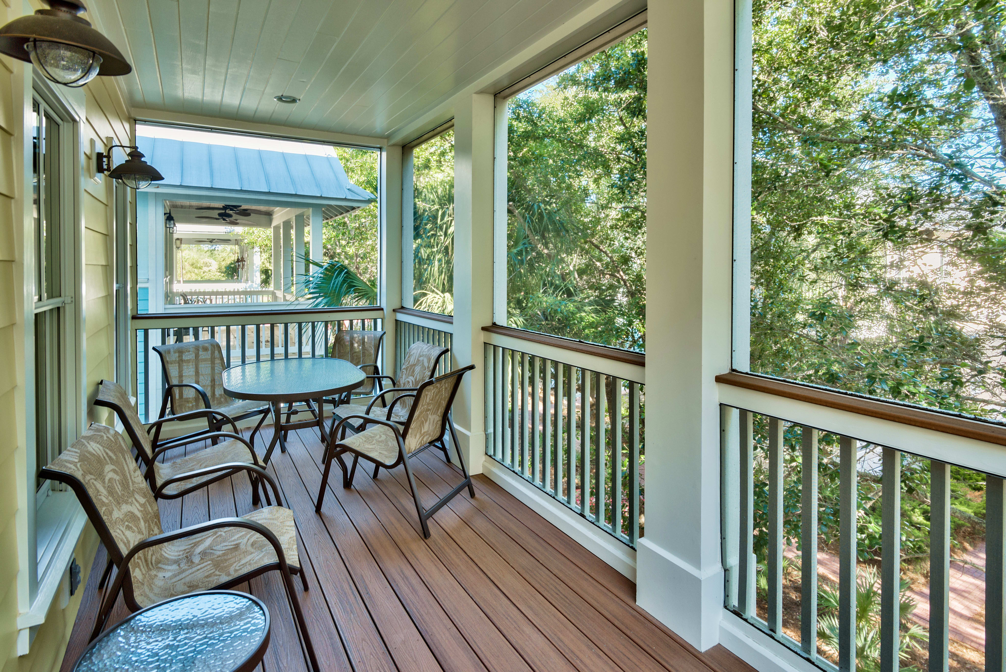 2nd floor Master Suite private screened-in Balcony