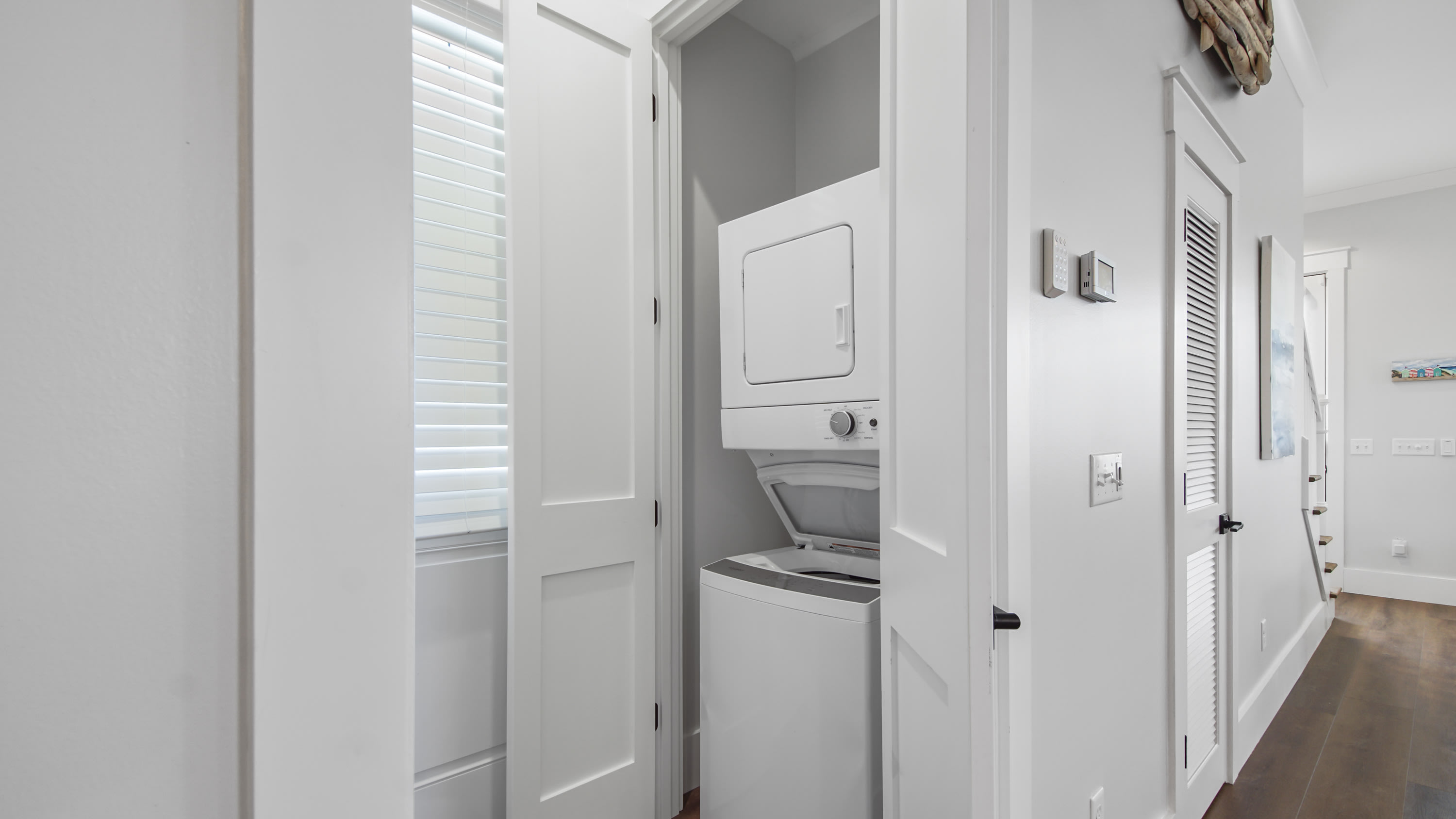 Laundry closet main floor