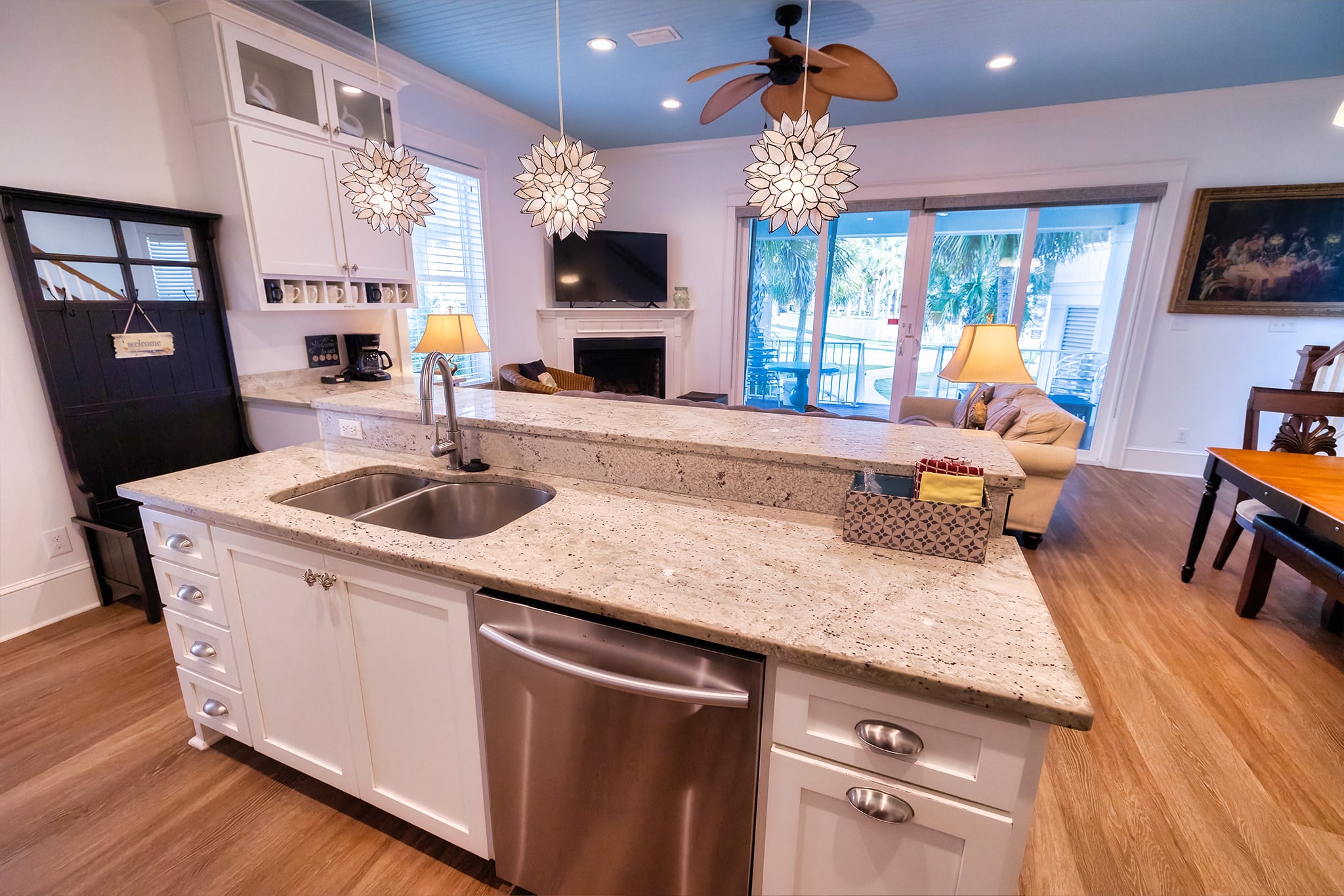 Cottages at Romar C3 View from Kitchen