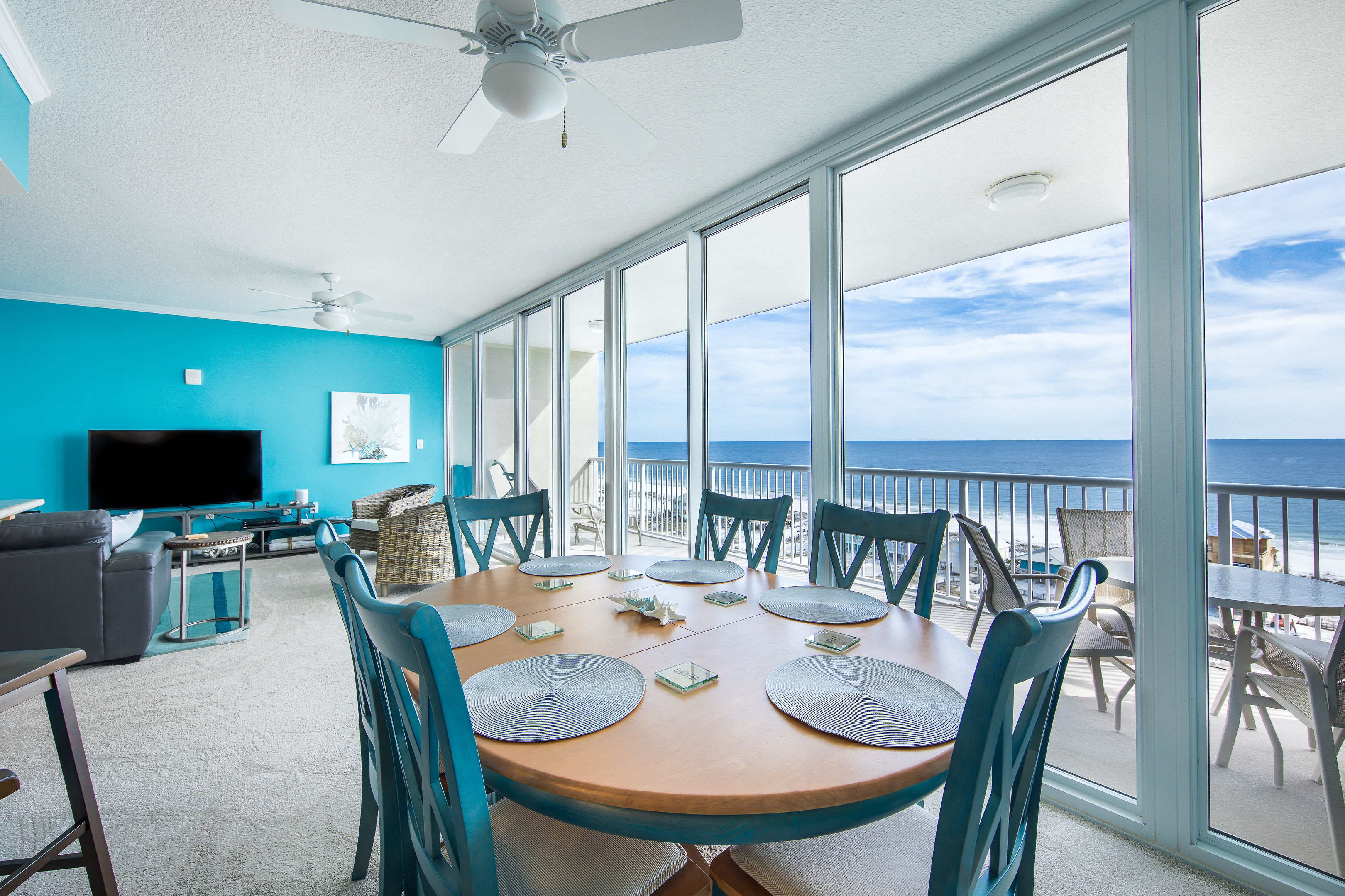 30 foot wall of glass with great views