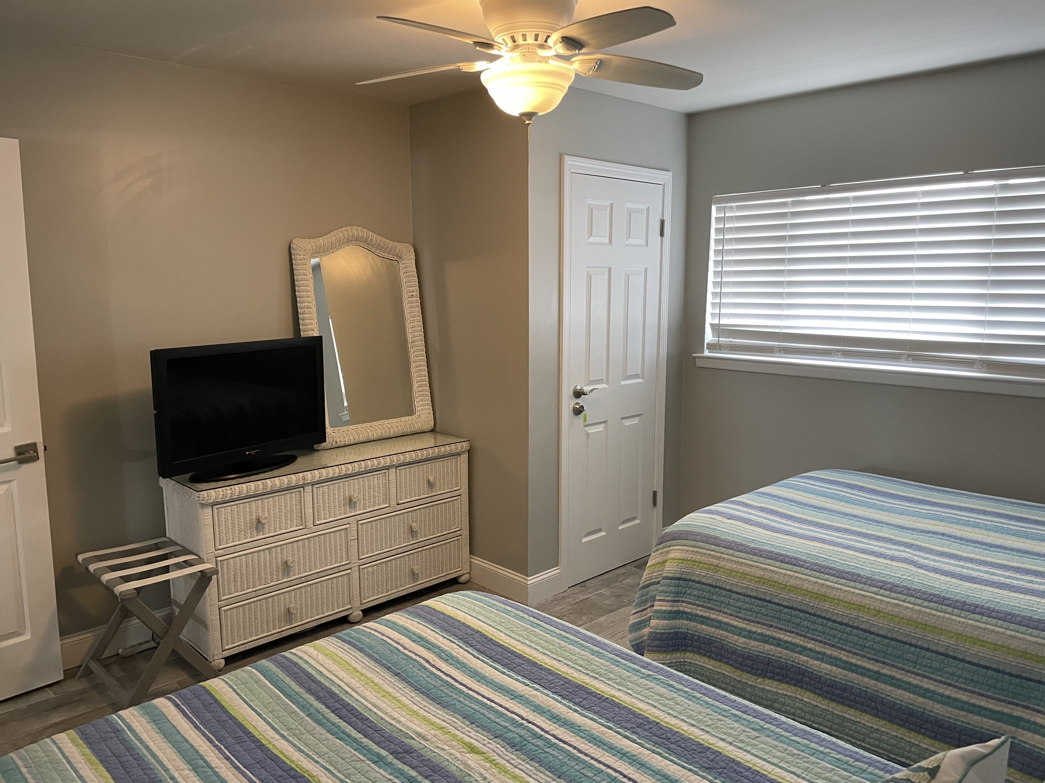 Guest Bedroom with flat screen TV