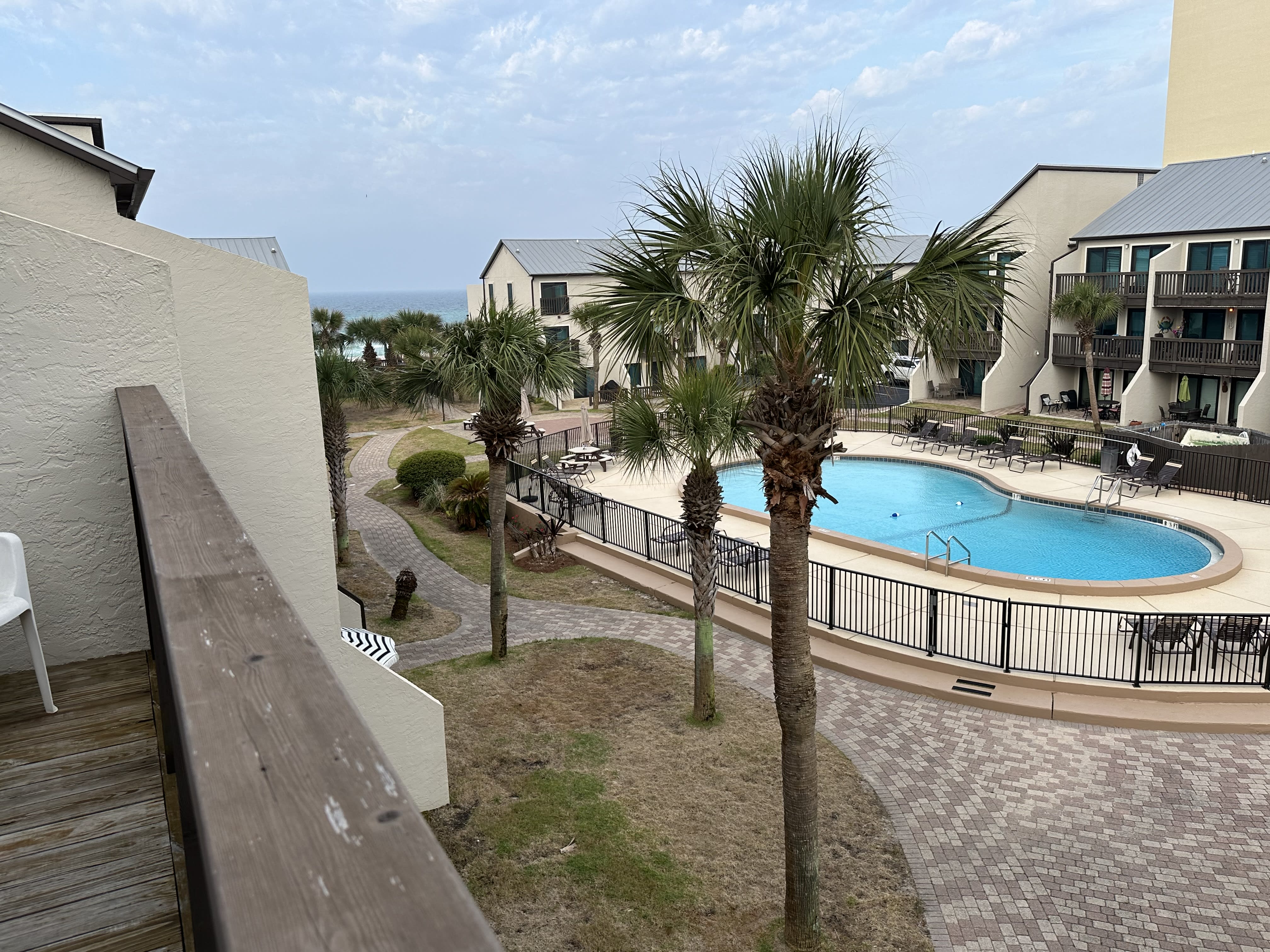 view from 3rd floor balcony