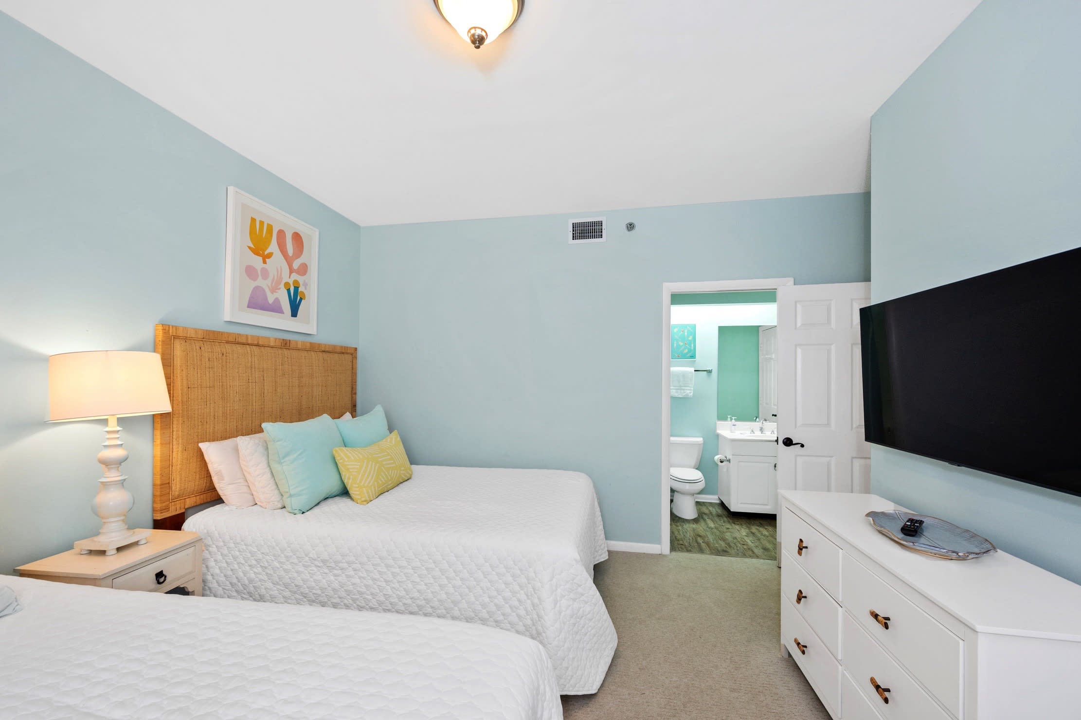 All bedrooms have private bathrooms.