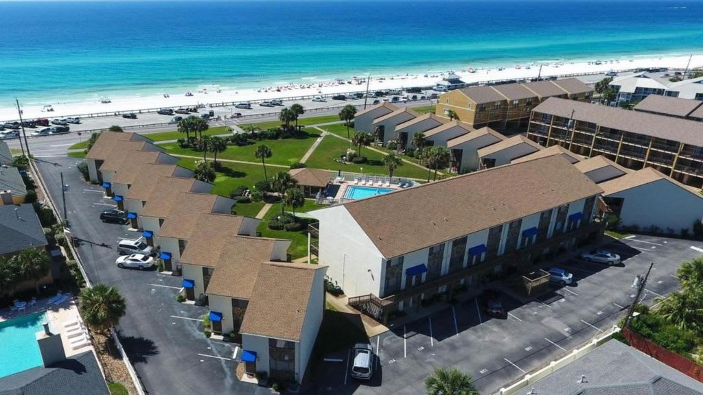 Blue Surf 10A is just steps to the amazing white sands of the Emerald Coast.