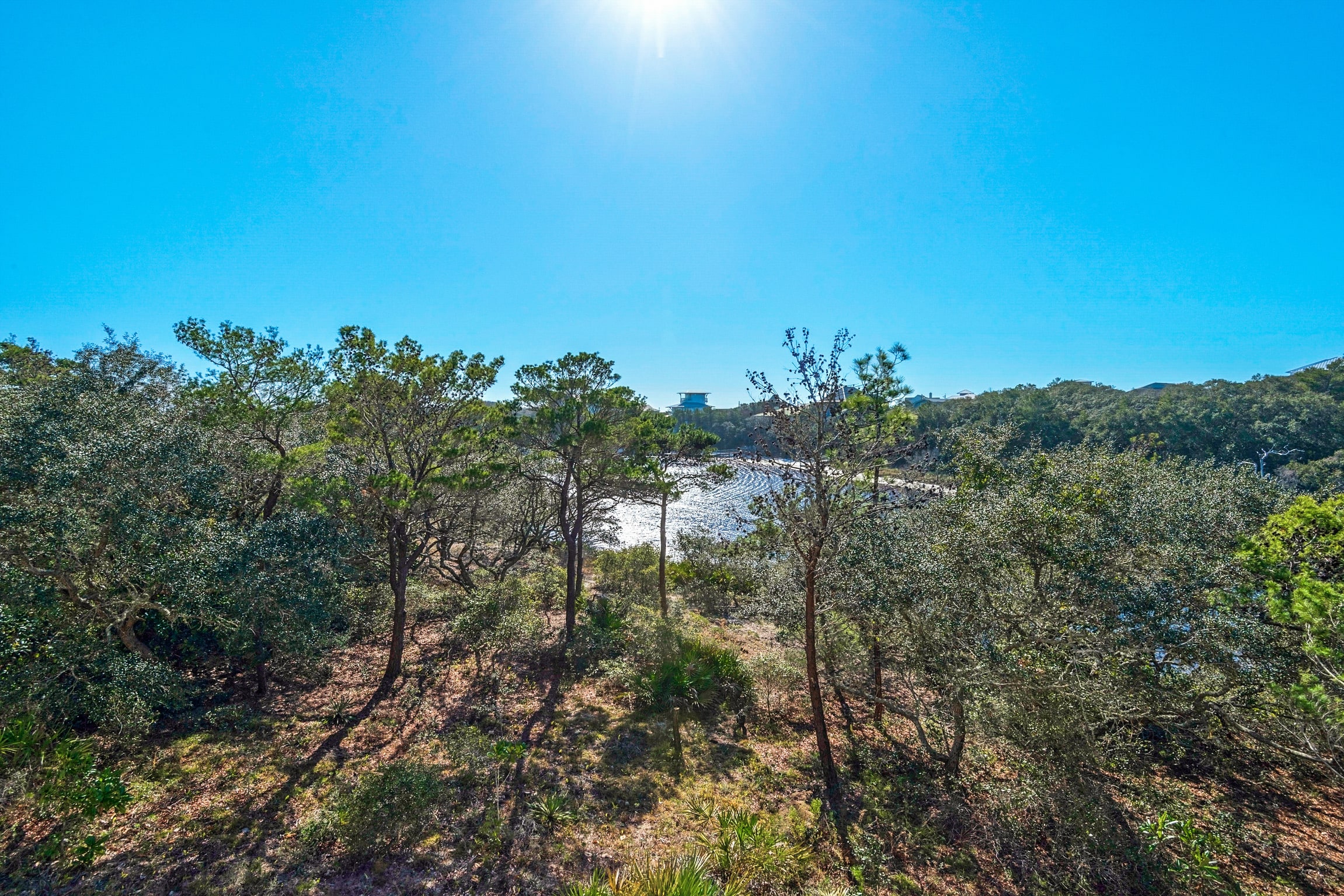 Big Redfish Lake from our large balcony.  Beautiful sunset views.