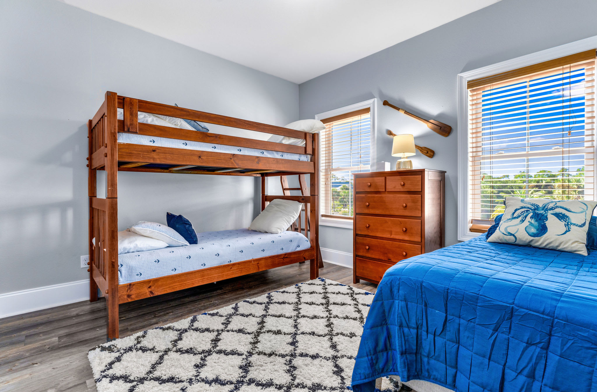 Twin Bunk Room with Additional Twin Bed