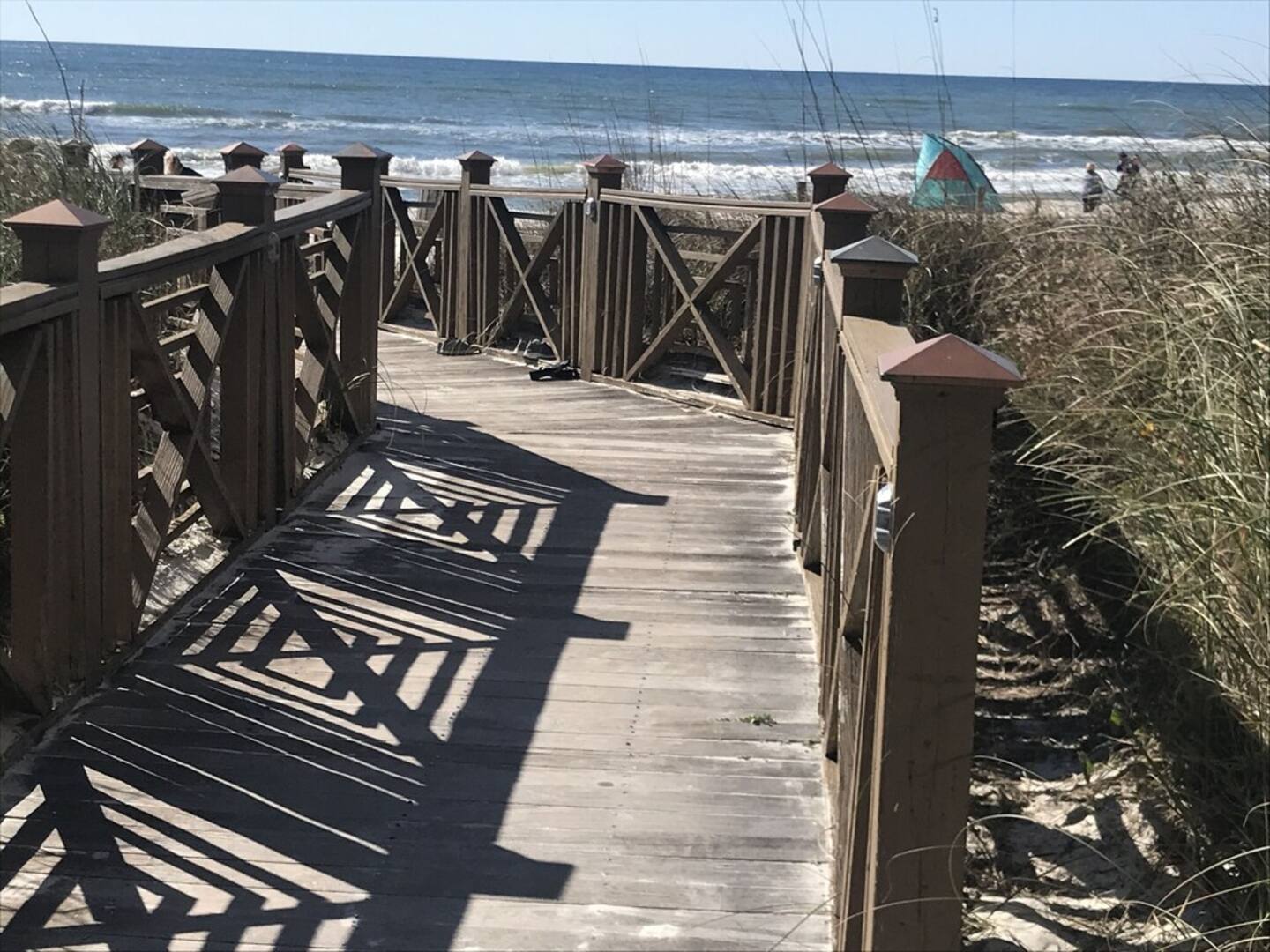 An easy walk to the sand