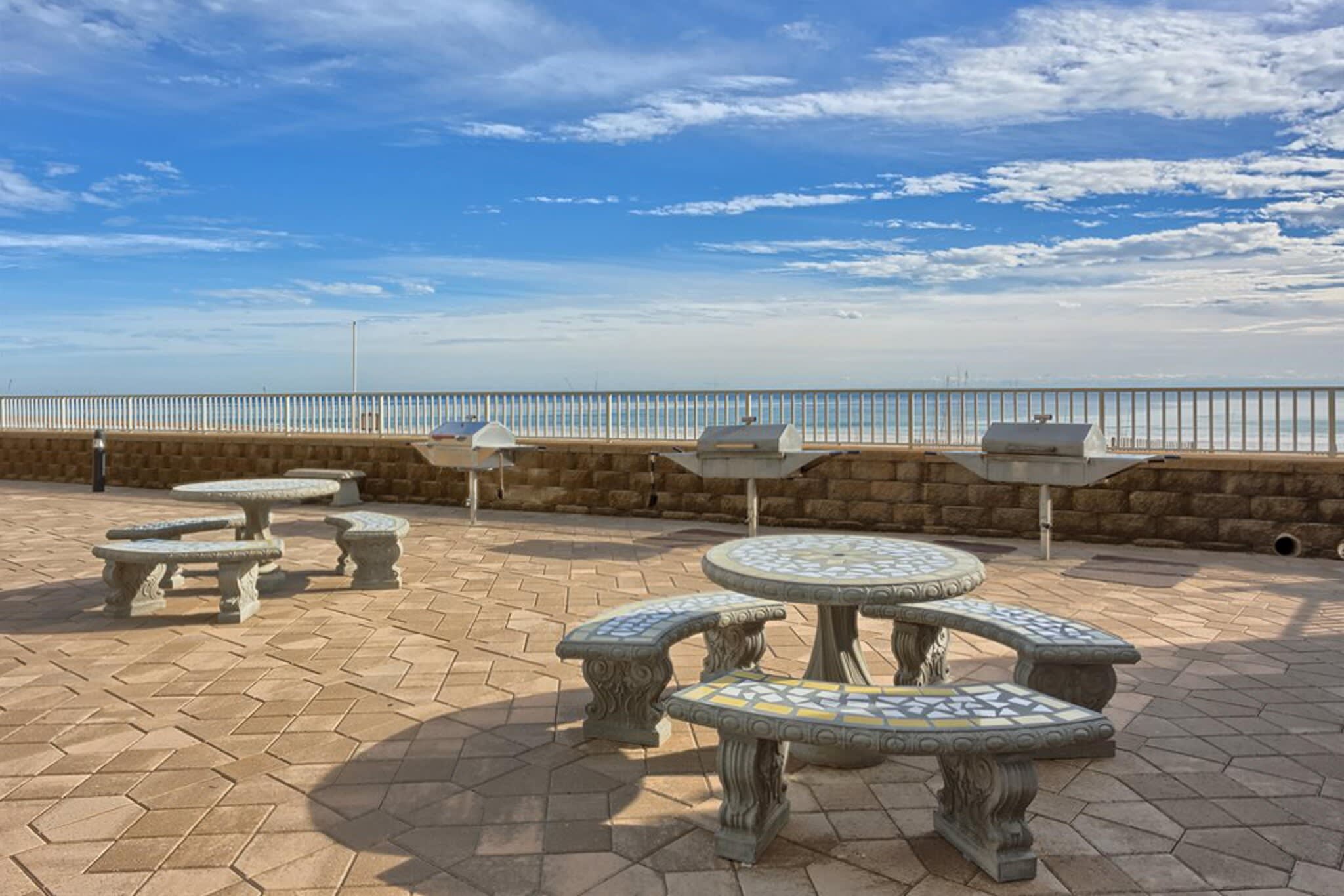 Outdoor seating arrangement