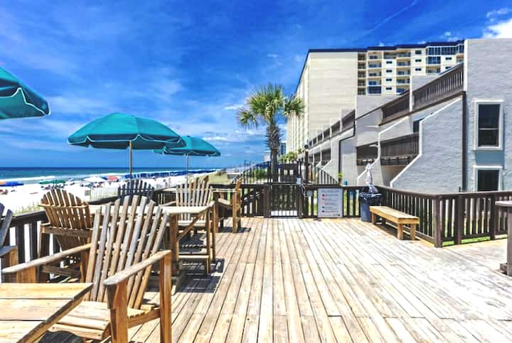 Condo Complex Beach Access Deck.  Just steps from your door.