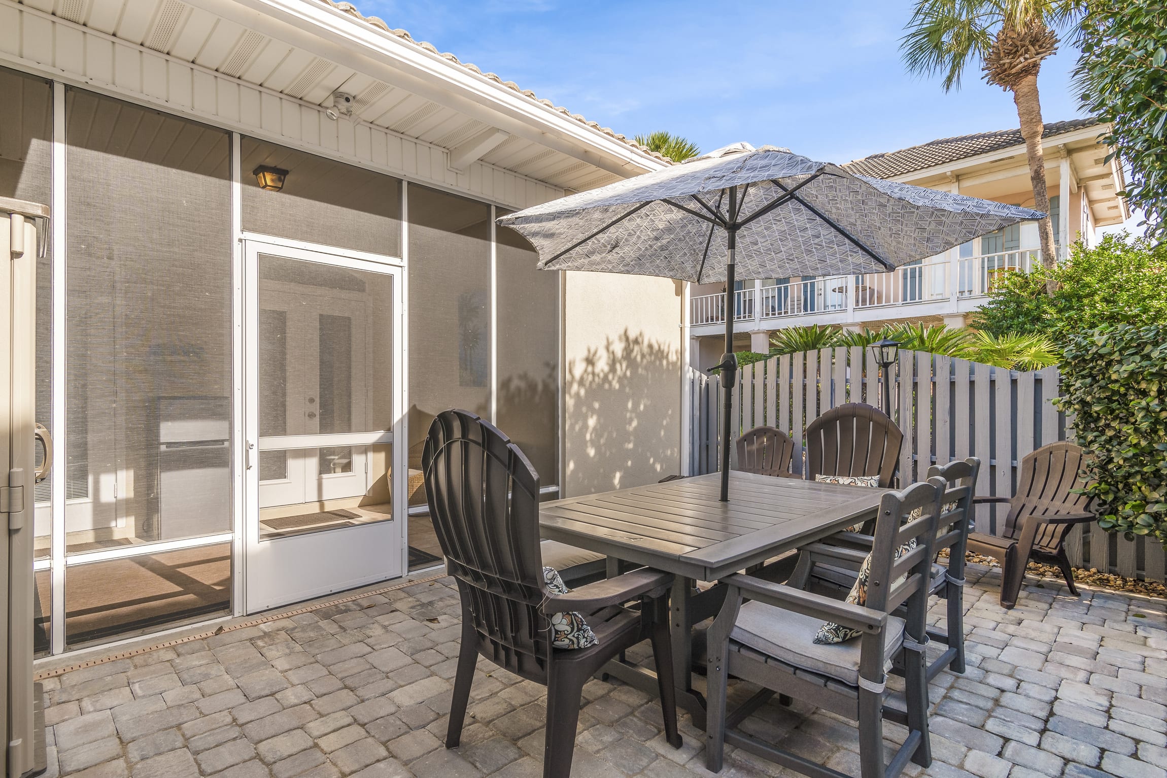 Retreat to backyard - we have a propane grill as a courtesy for your use 