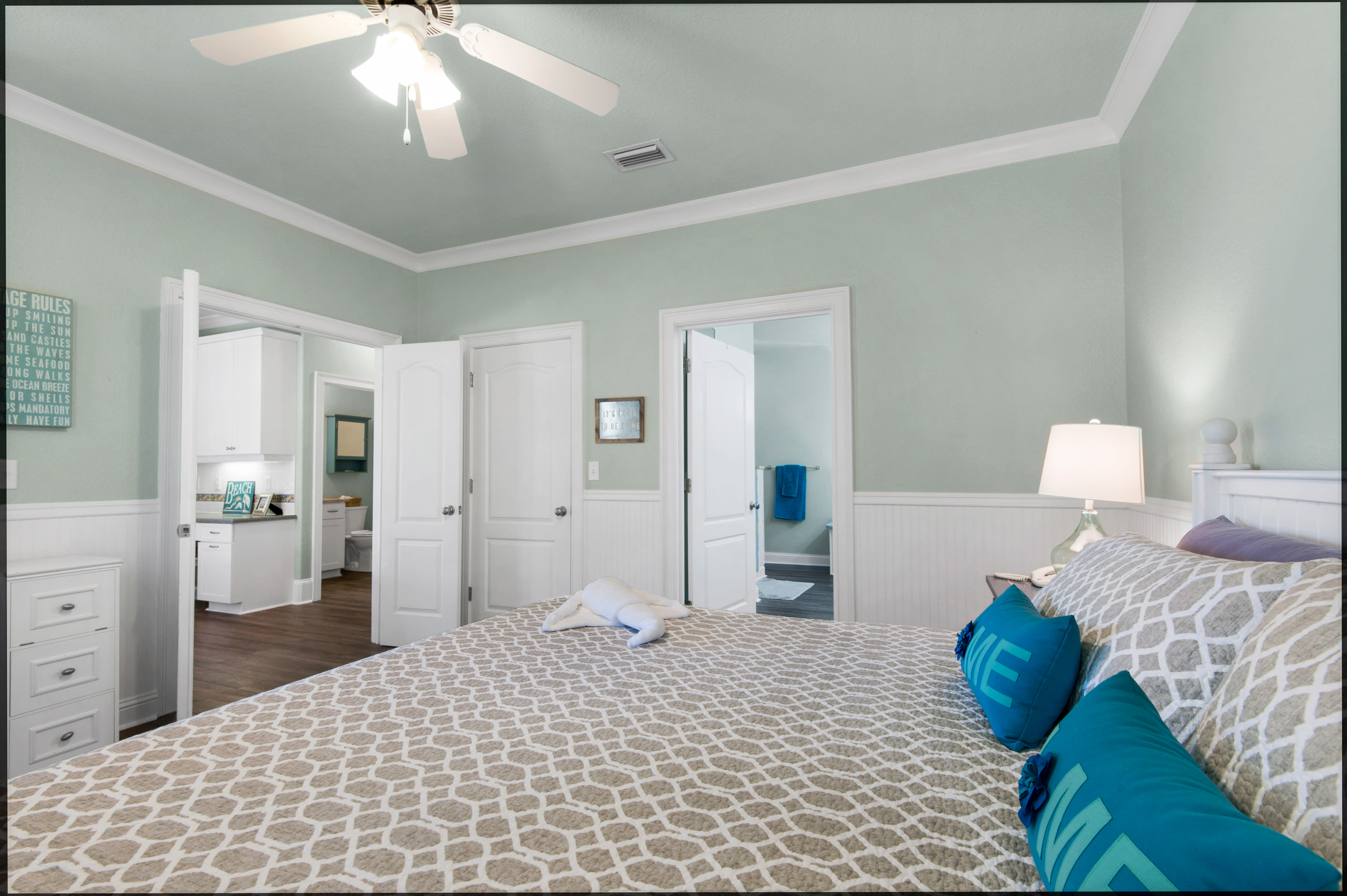 View from the Master Suite down stairs