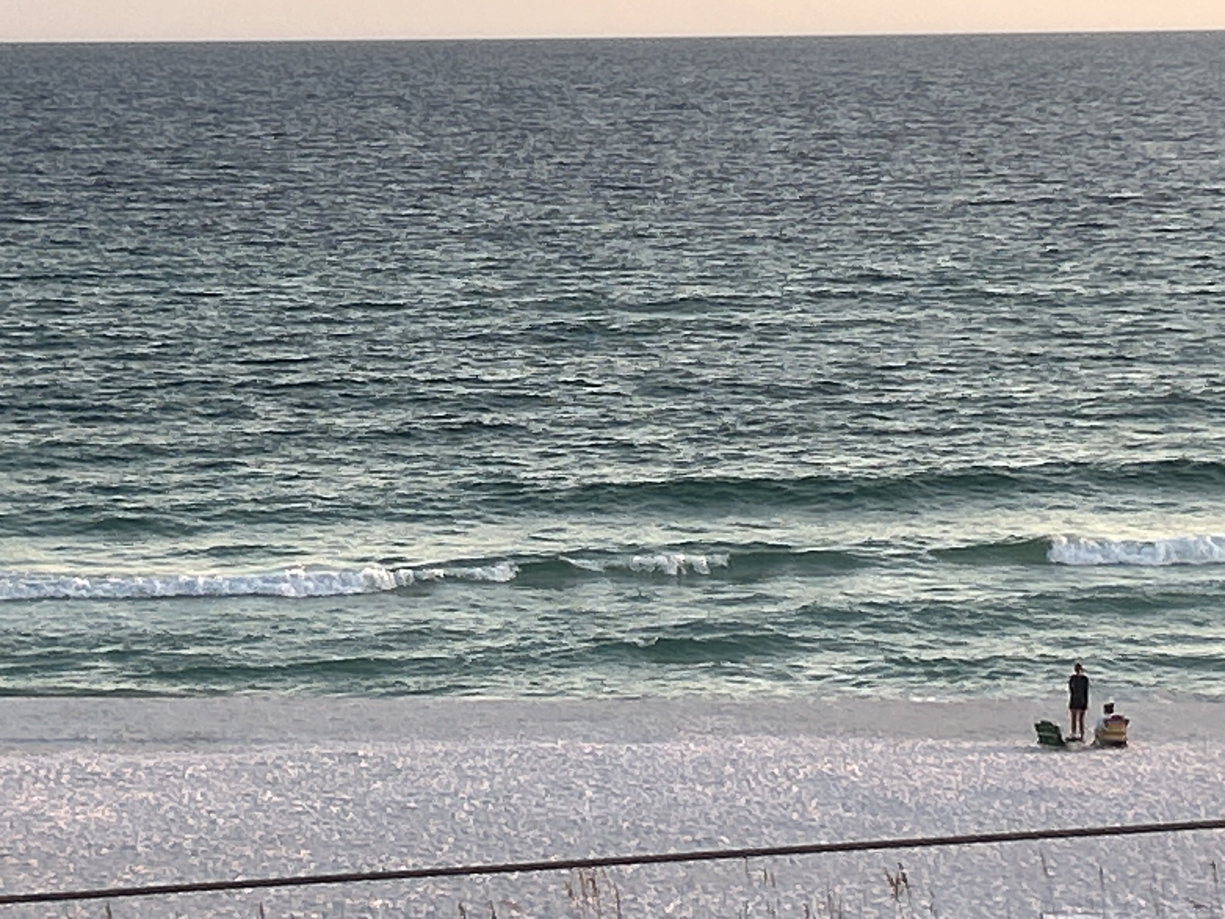 3 minute walk to beach  with chairs and umbrella provided in season
