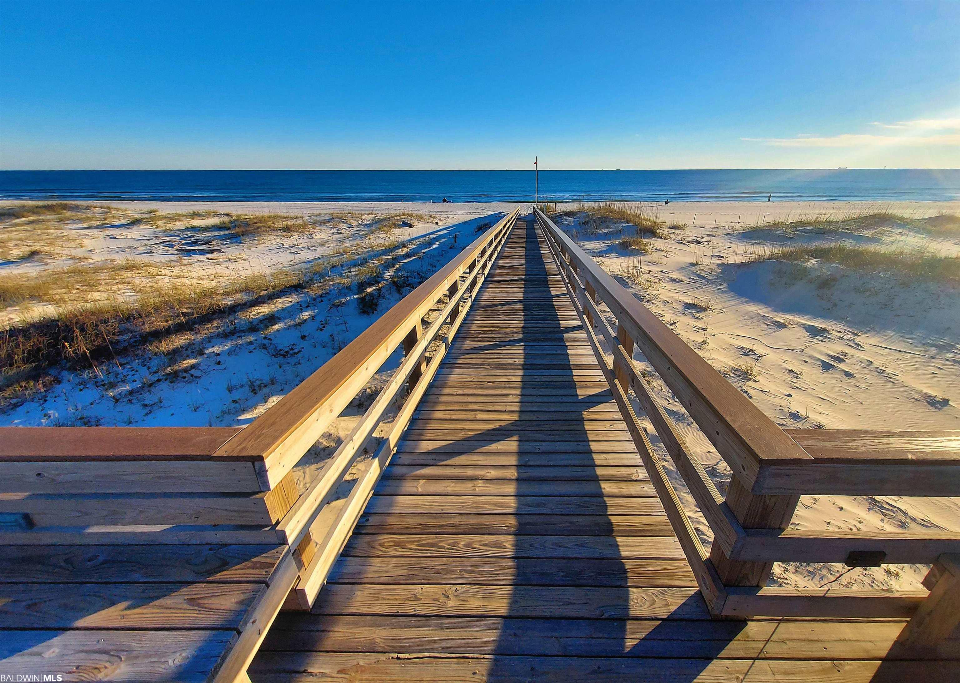 Boardwalk to the beach 
