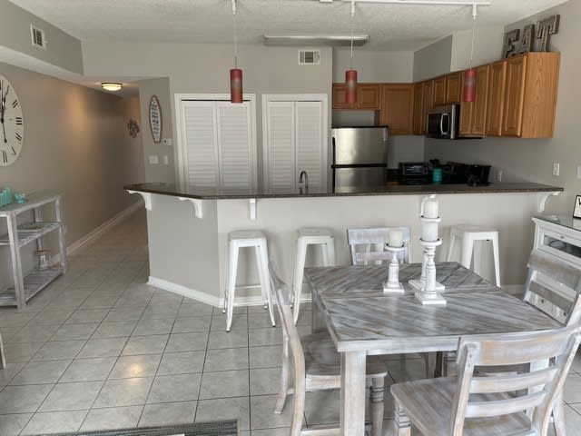 Spacious Kitchen stocked with all your kitchen needs