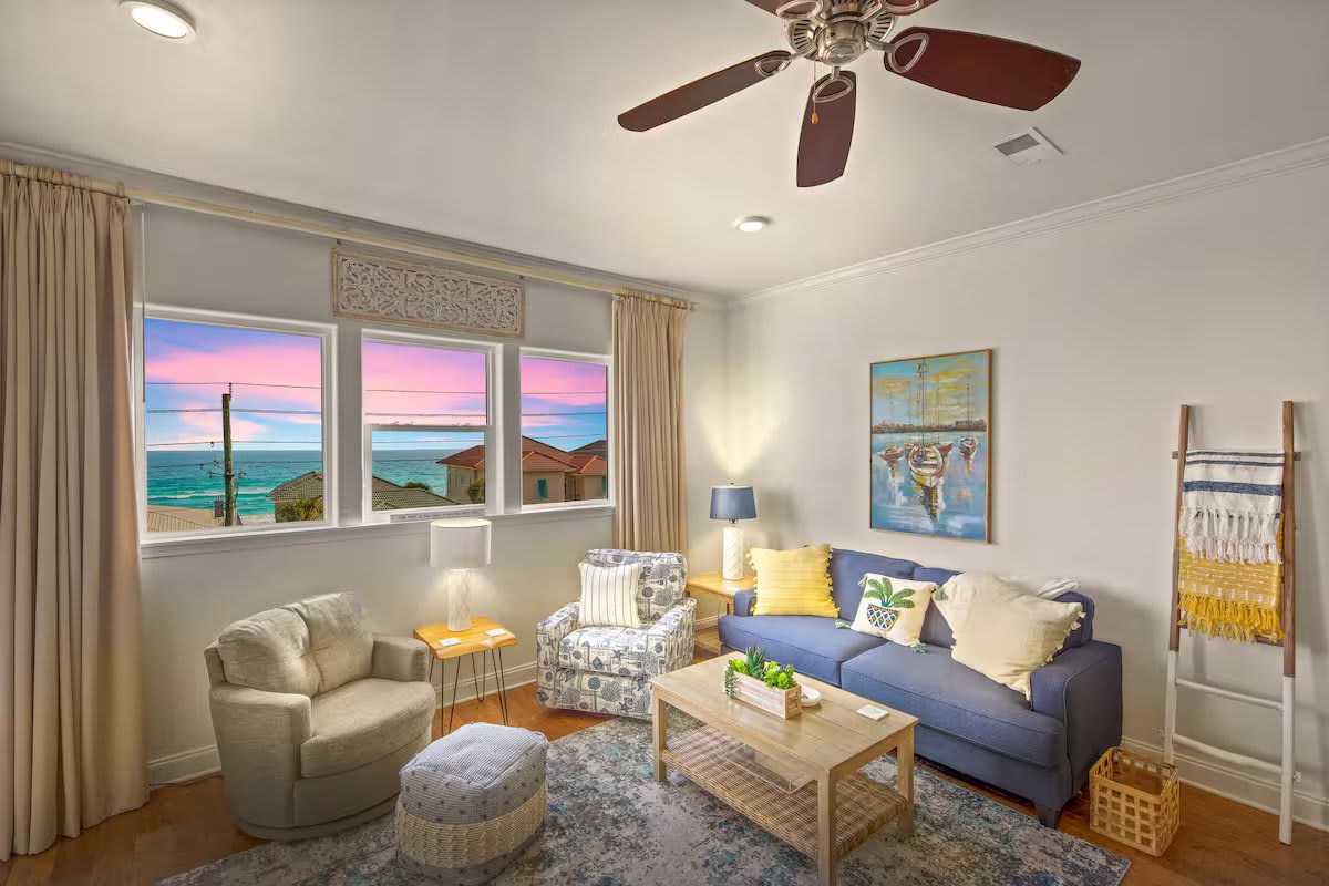 Queen Sleeper Sofa Bed! Bit that view, though!!