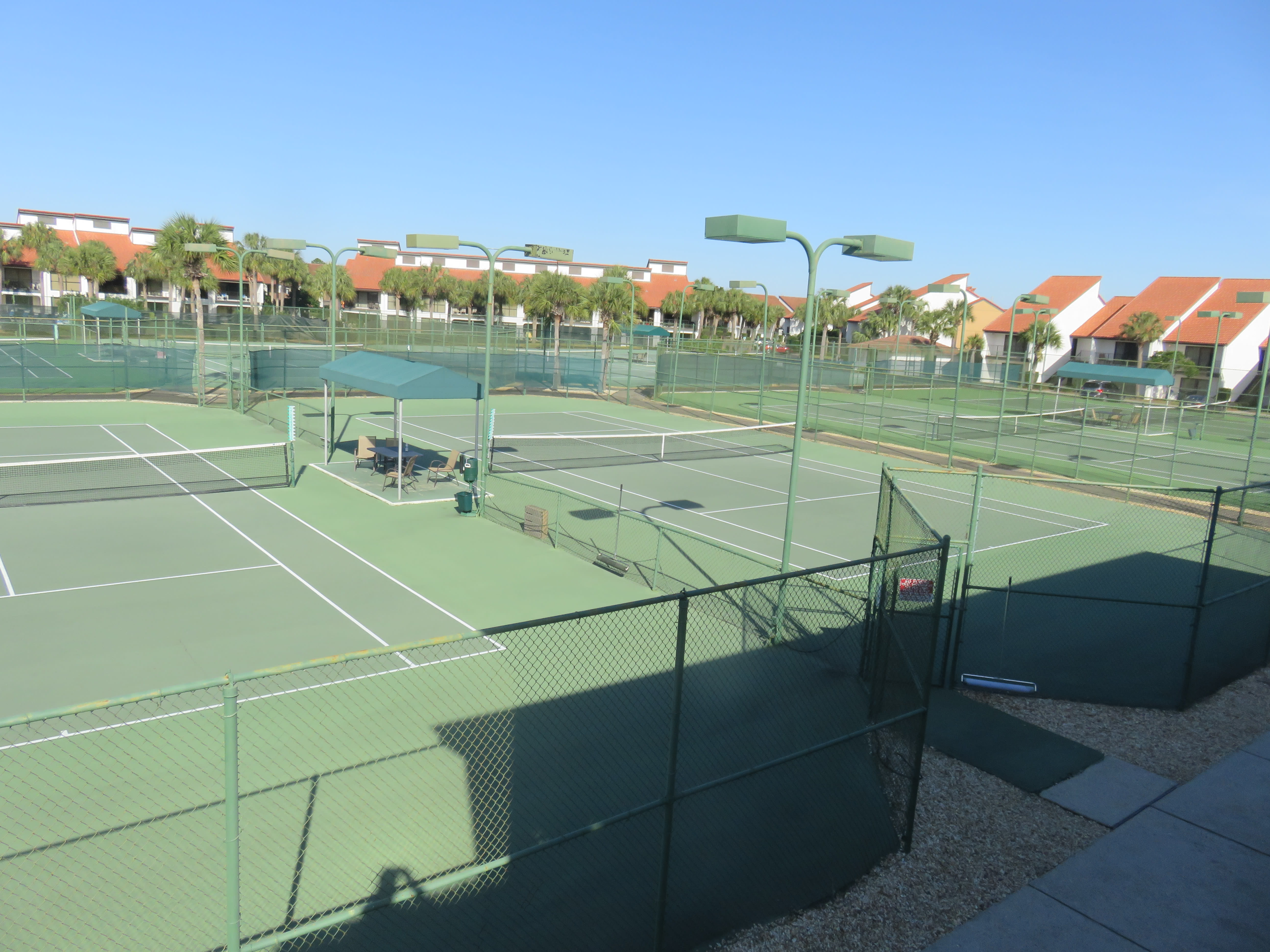 Several tennis courts