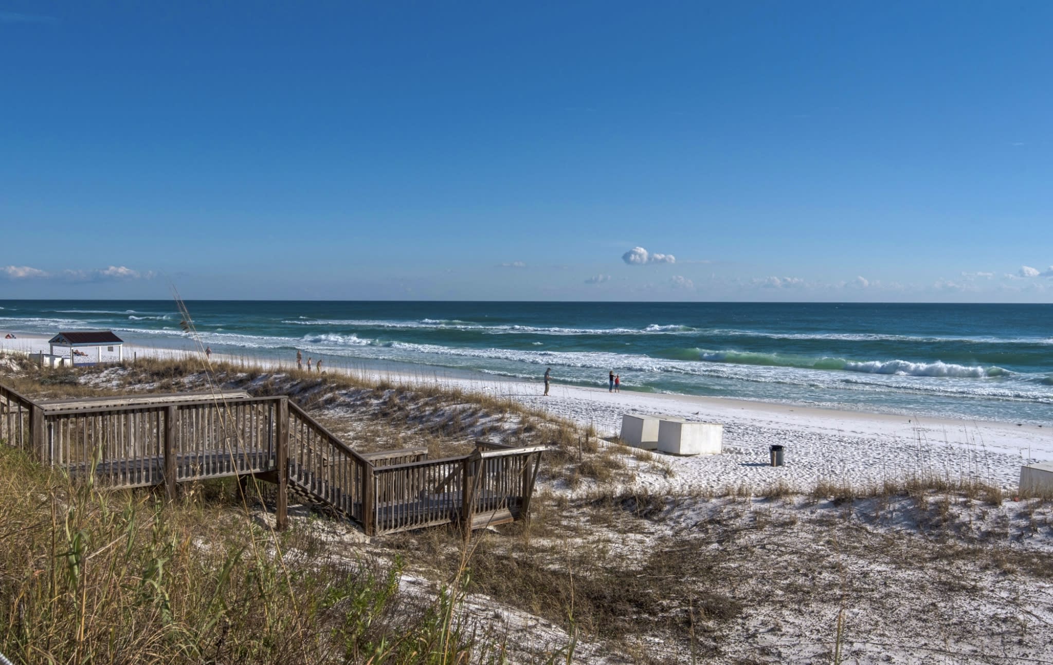 Beach view from condo .... 