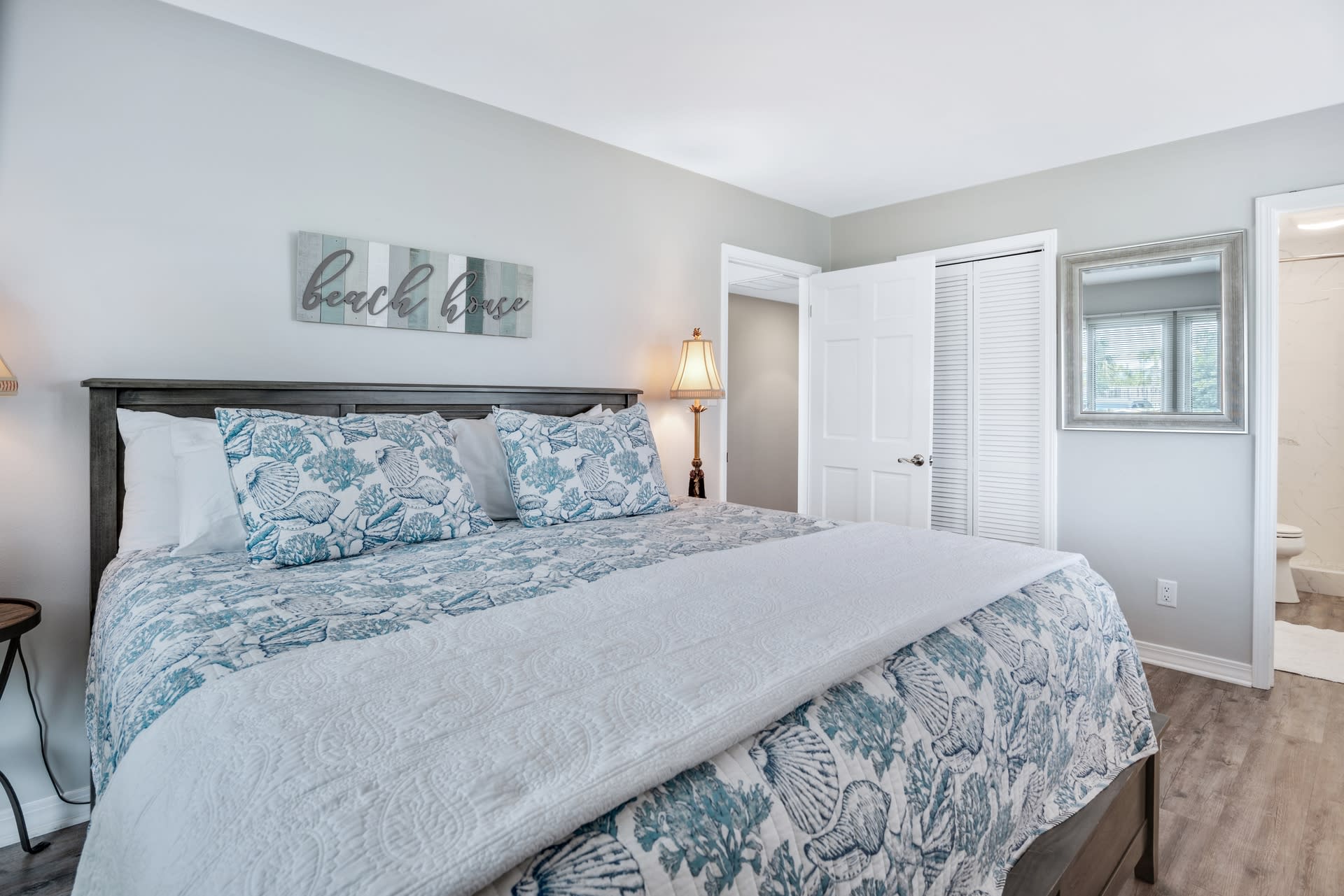 Master BR has king bed, new mattress &amp; box springs