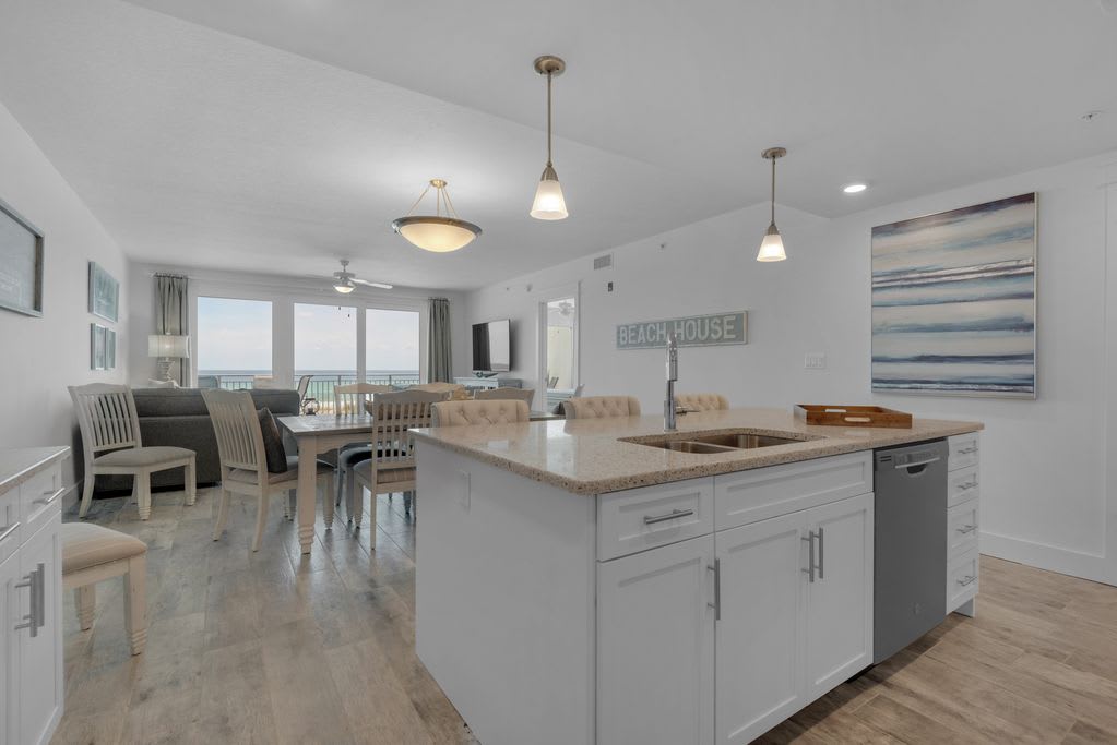 Kitchen and dining table