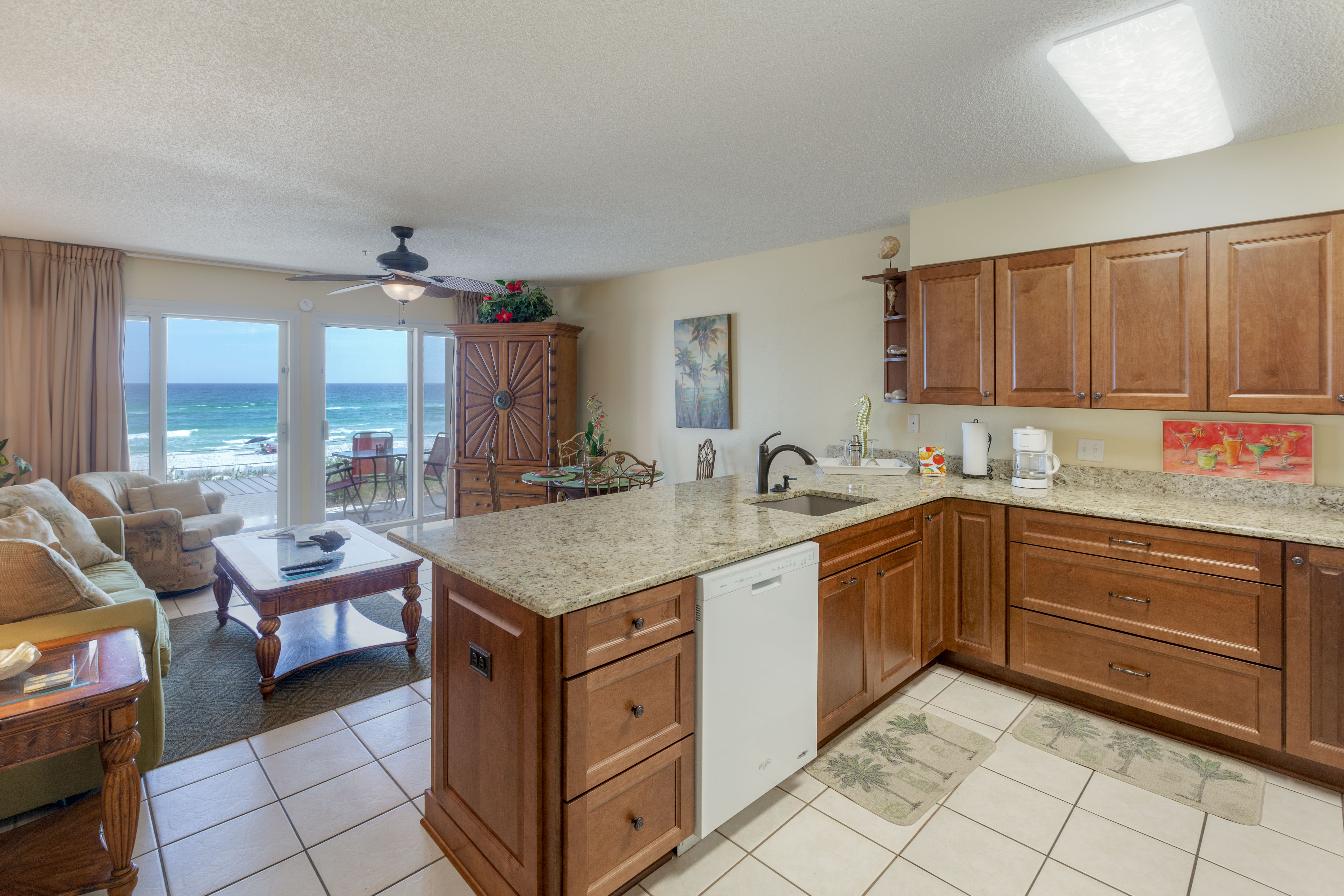 View the water while you are preparing dinner!