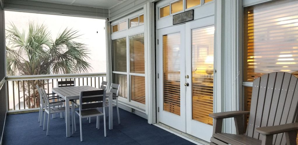 Easy Access the Main Area and Kitchen While Enjoying the Beach View