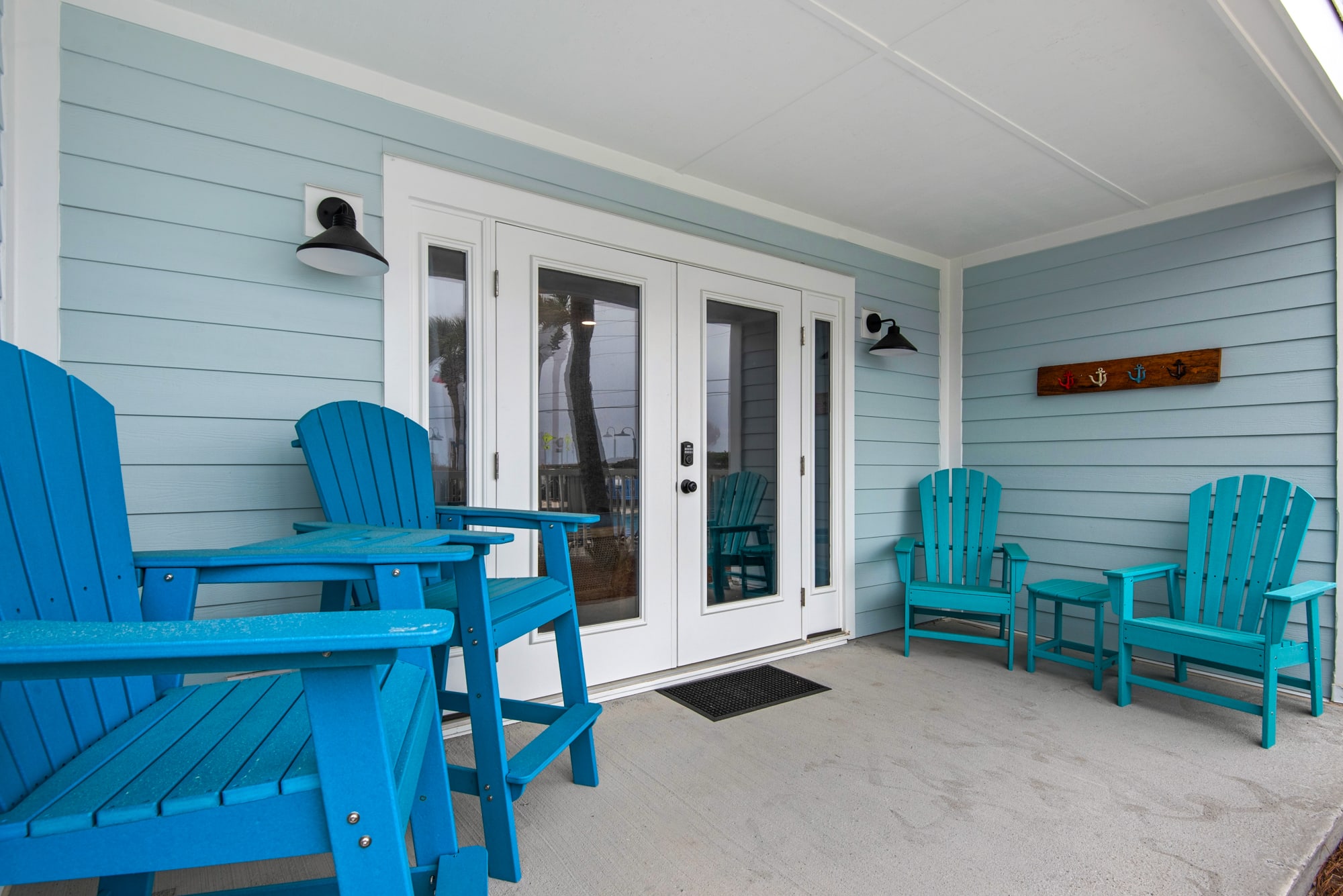 Patio furniture with tables