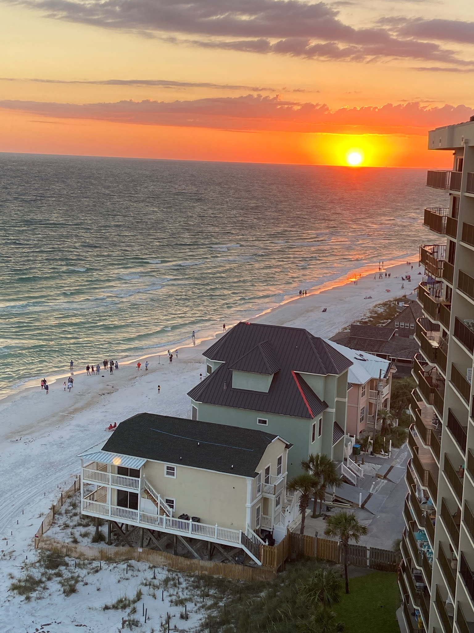 Spectacular sunsets are the norm :). 