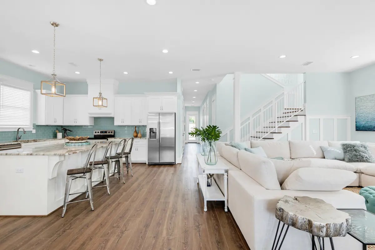 Breeze-2 Light, airy and spacious. New designer coastal casual furnishings with plenty of elbow room.