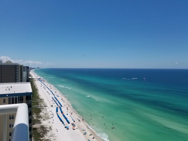 BEACH VIEW FROM BALCONY