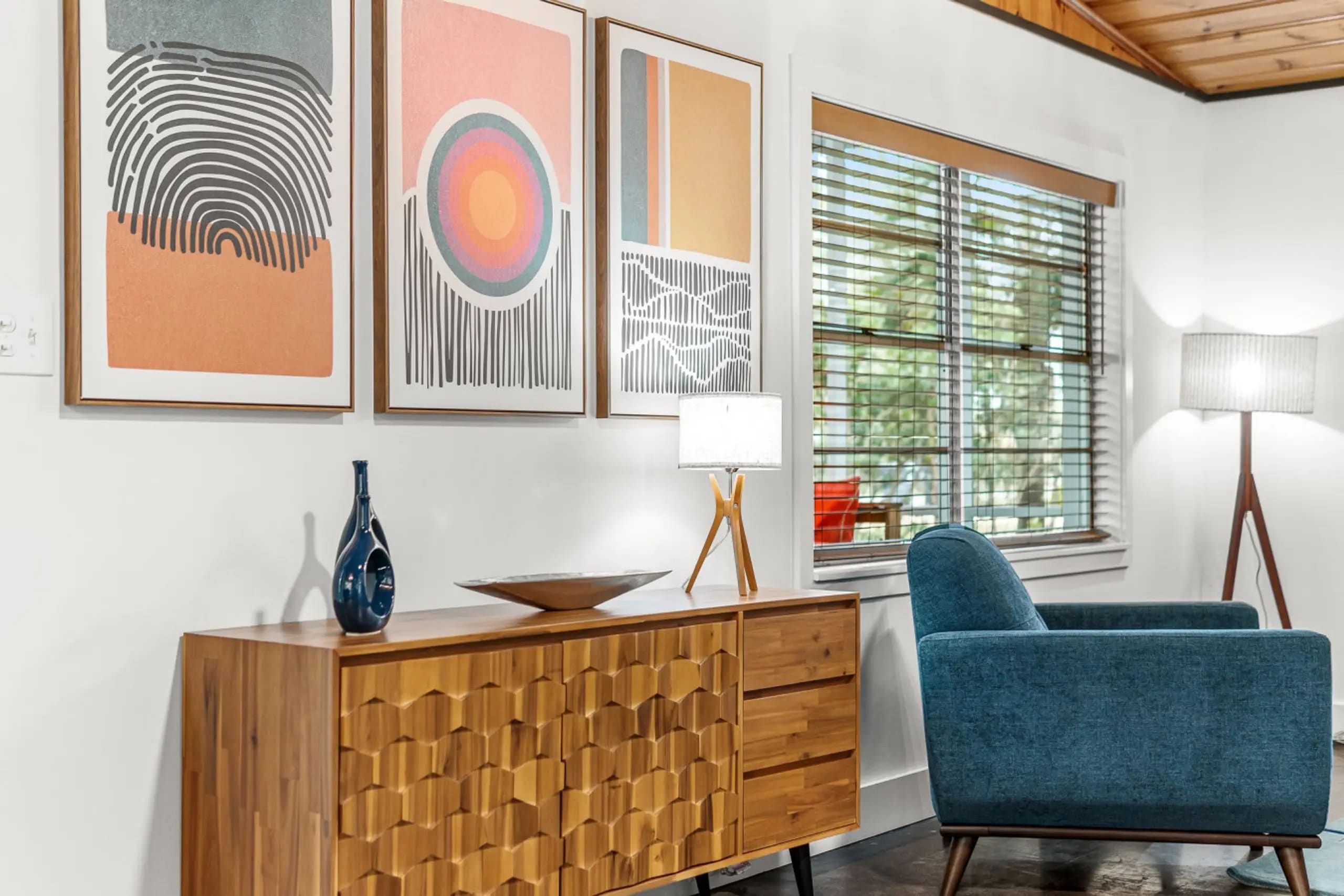 Mid Century Touches Throughout