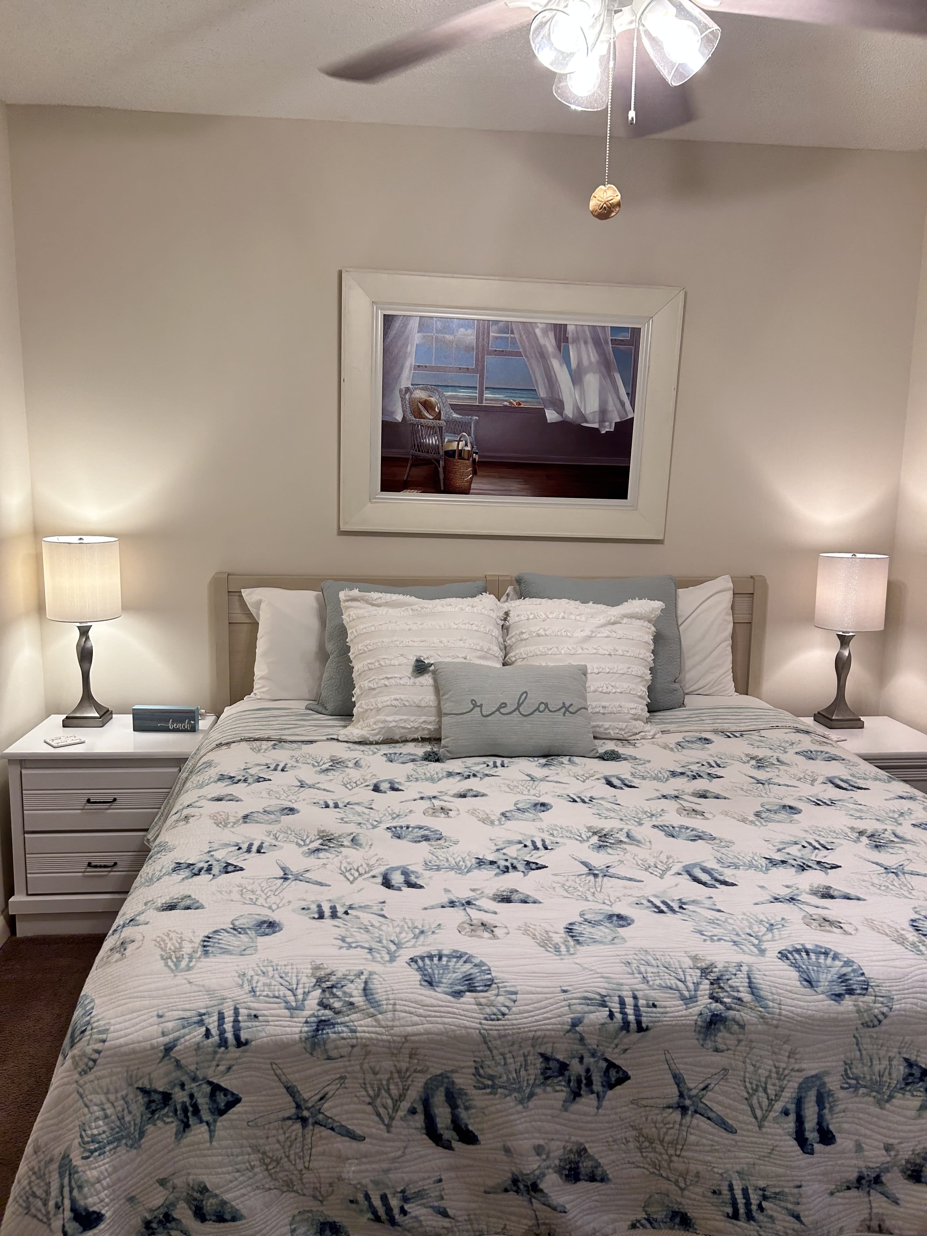 Bedroom 2 King Bed and smart TV