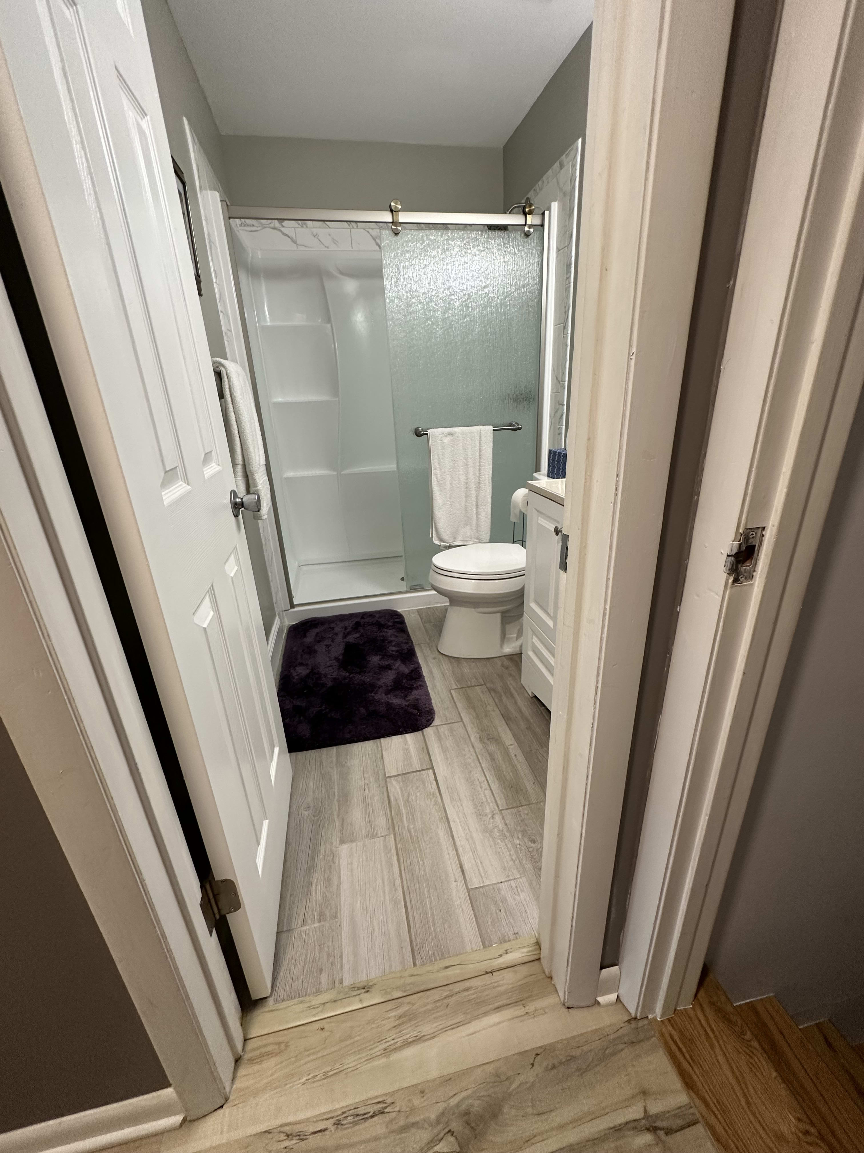 3rd floor bathroom; walk-in shower