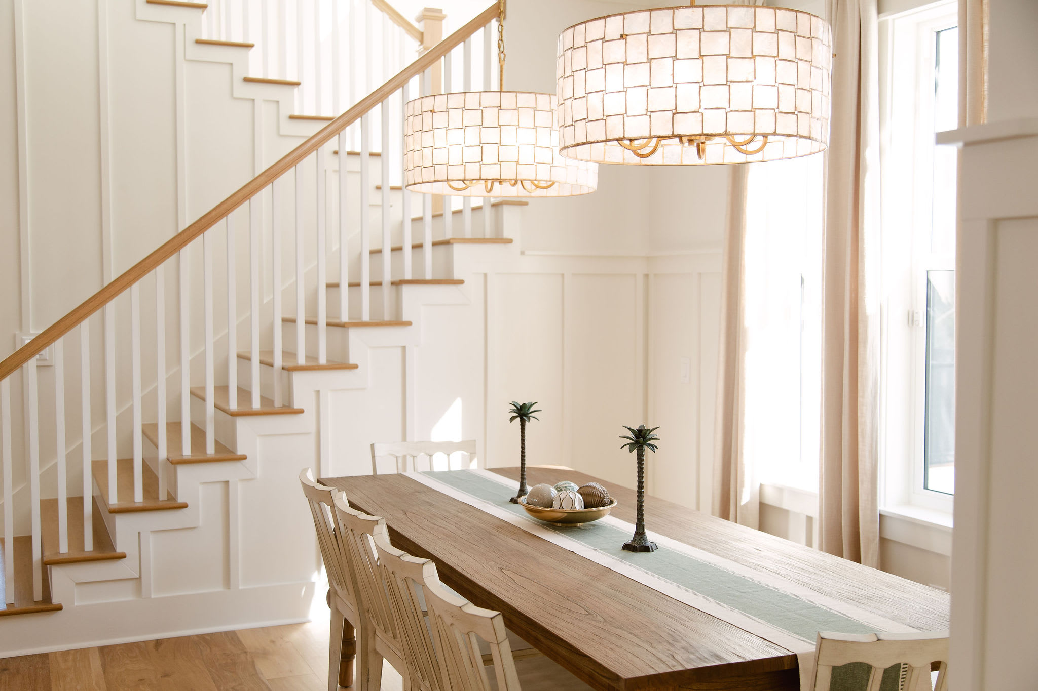 Elegant dining area open to kitchen &amp; steps away from living area-overlooks pool