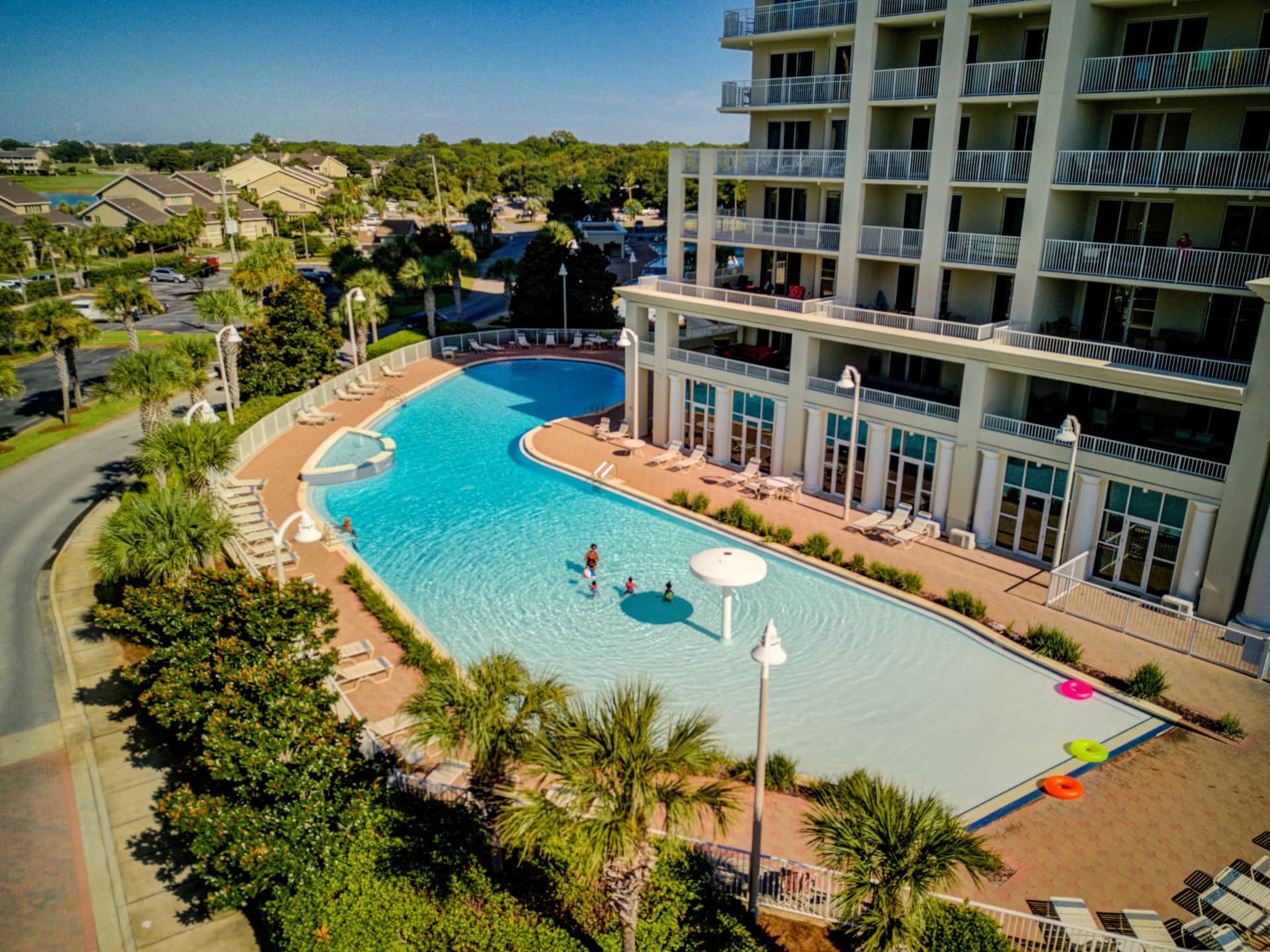 Water feature for the kids!