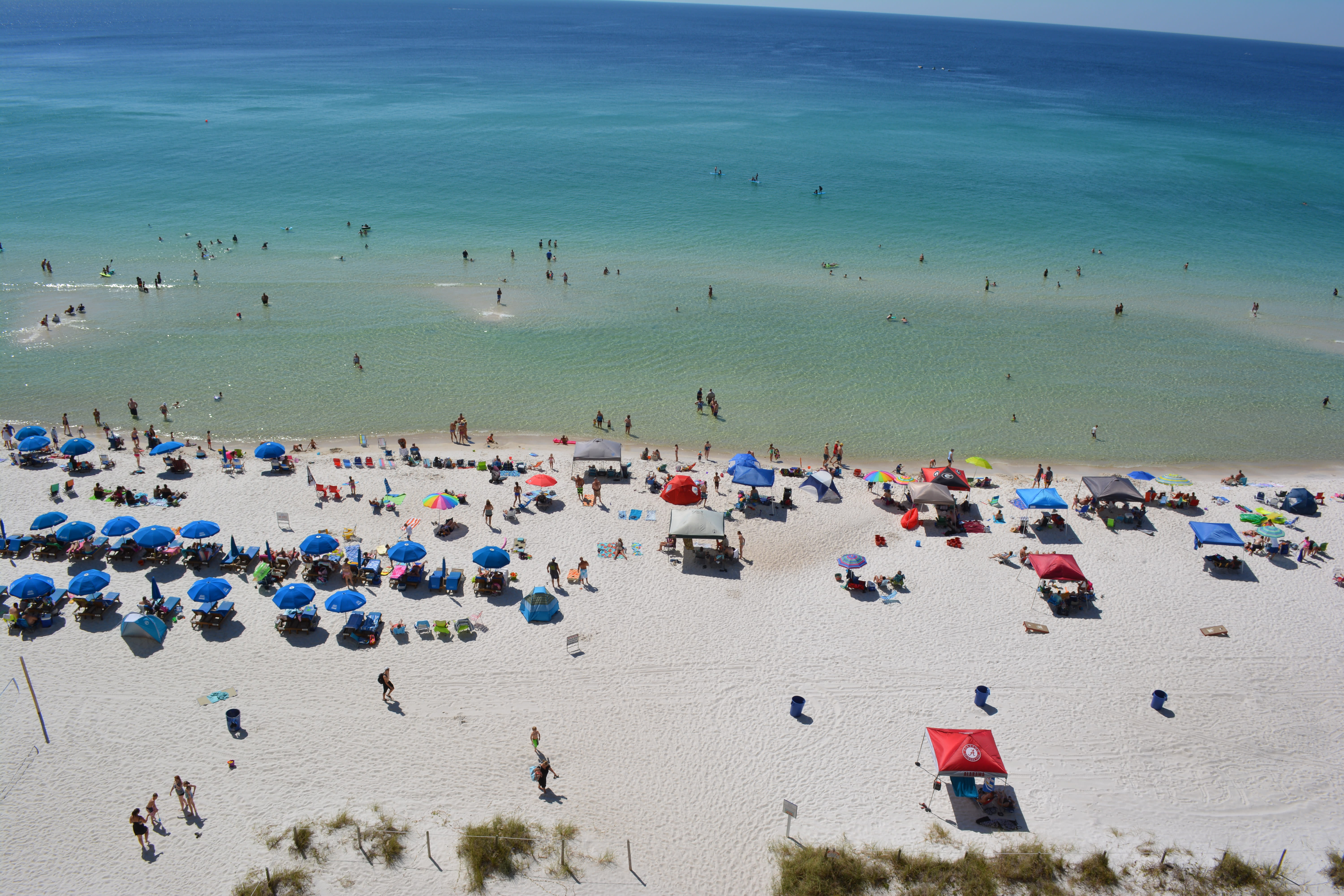 Beach view from our Terrace
