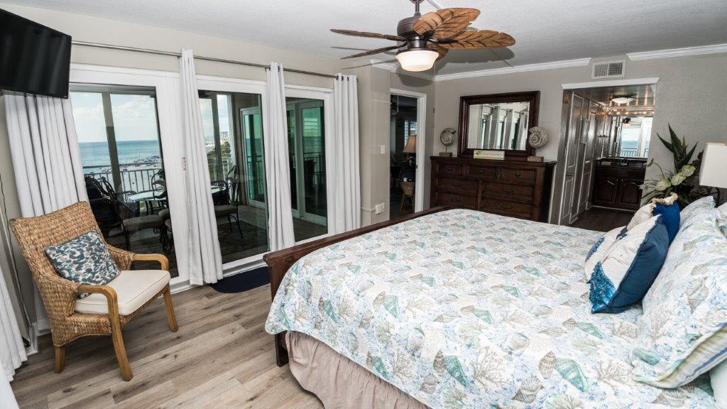 Primary Bedroom with Balcony Access