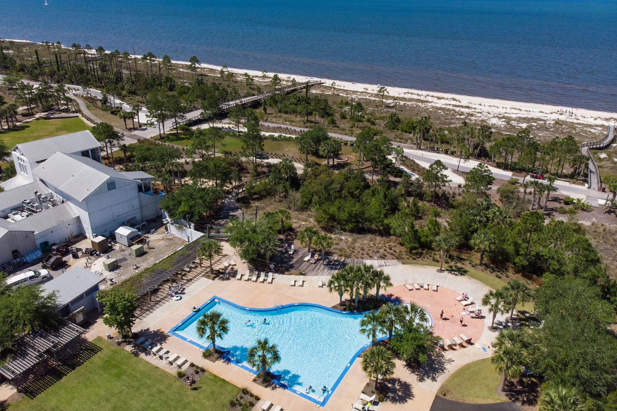 Community heated pool