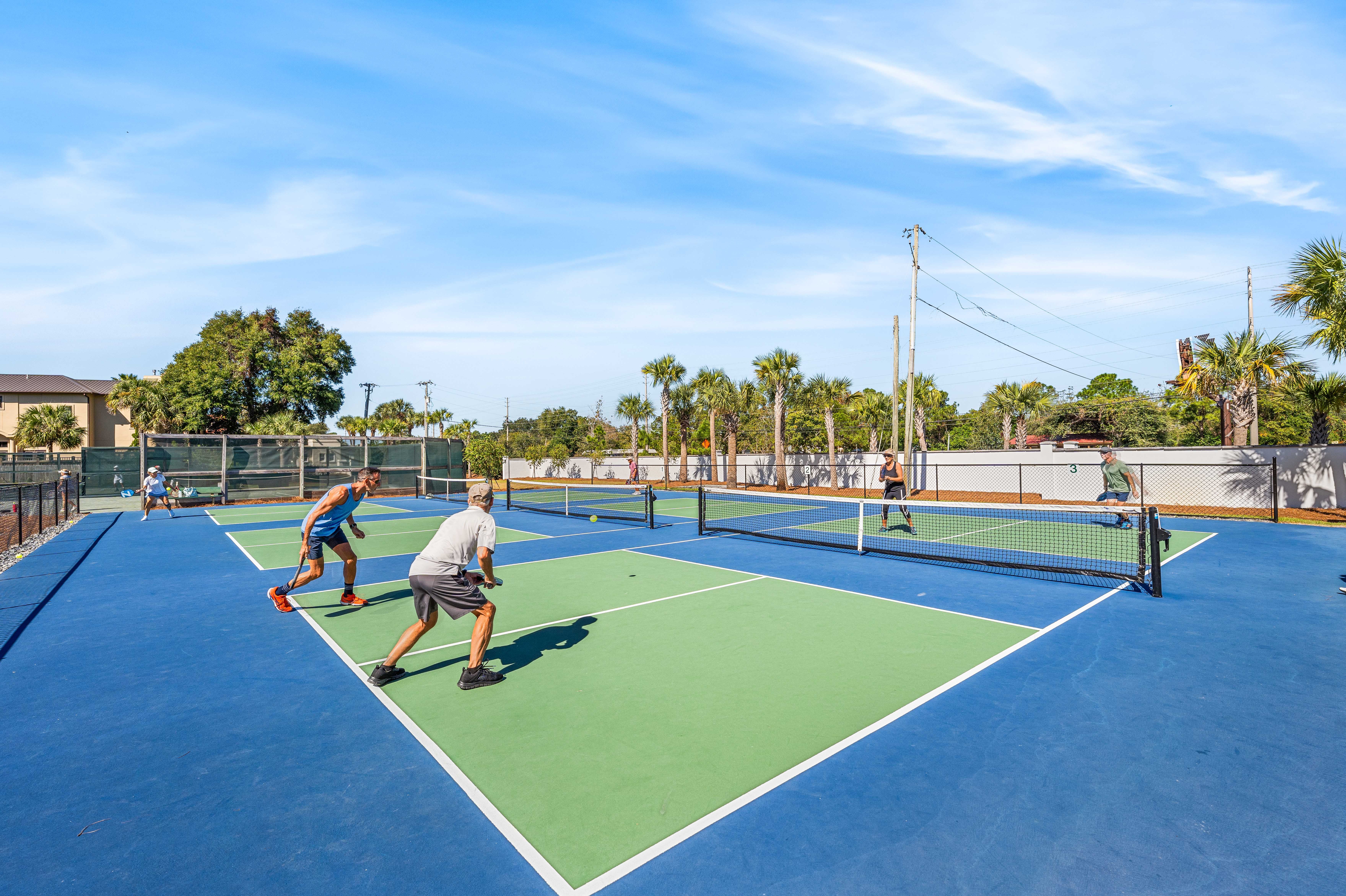 3 Pickleball courts-open play, clinics, call to reserve-850-269-2590